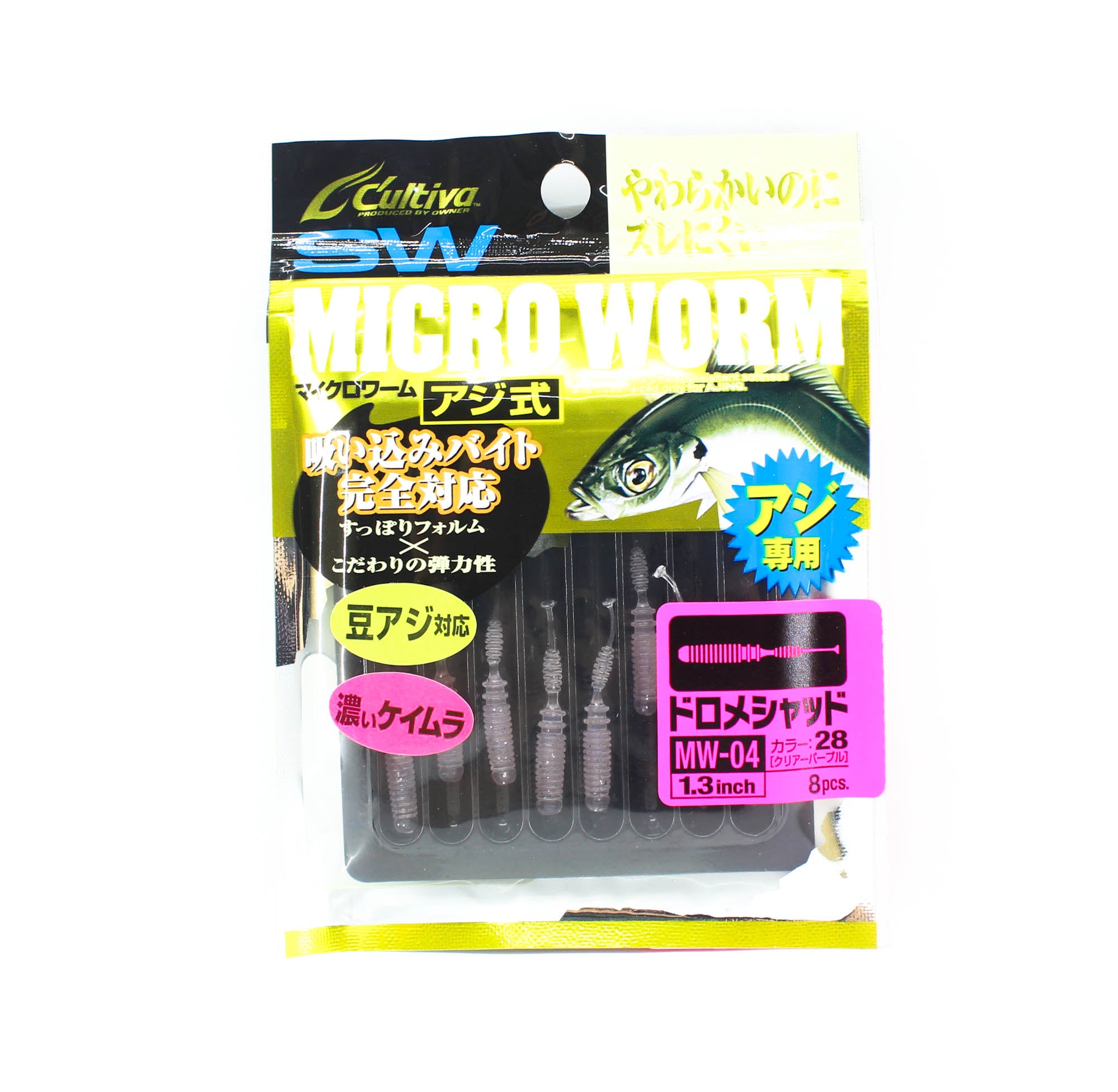 Owner Soft Lure MW-04 Dorome Shad 8 Pieces 1.3 Inches 28 (1983)