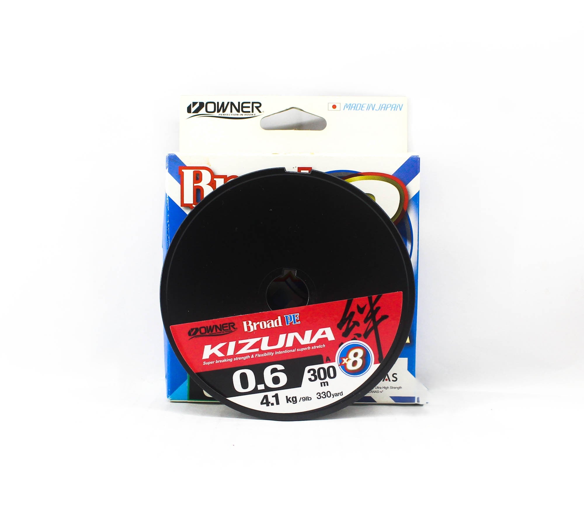 Owner P.E Line Kizuna Broad X8 300m P.E 0.6 Multi (8351)