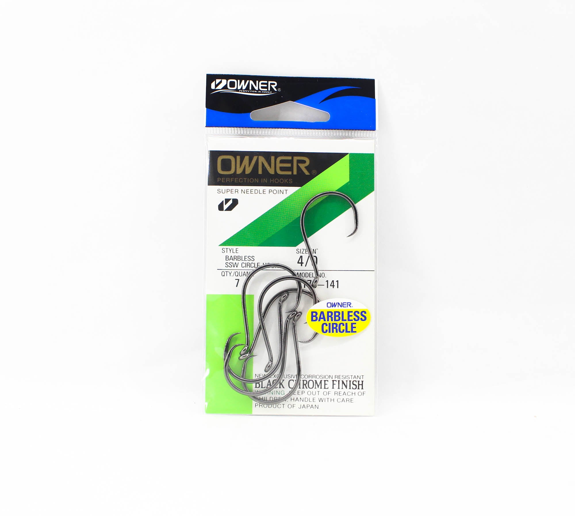 Owner 5176 SSW Circle Hook Barbless Size 4/0 (1509)
