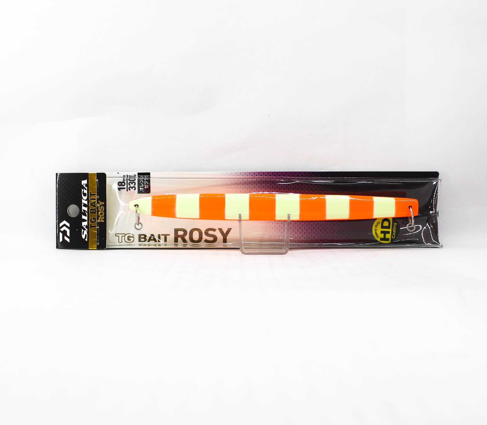 Daiwa Metal Jig Saltiga TG Bait Rosy 330 grams Orange Zebra Glow (2115)