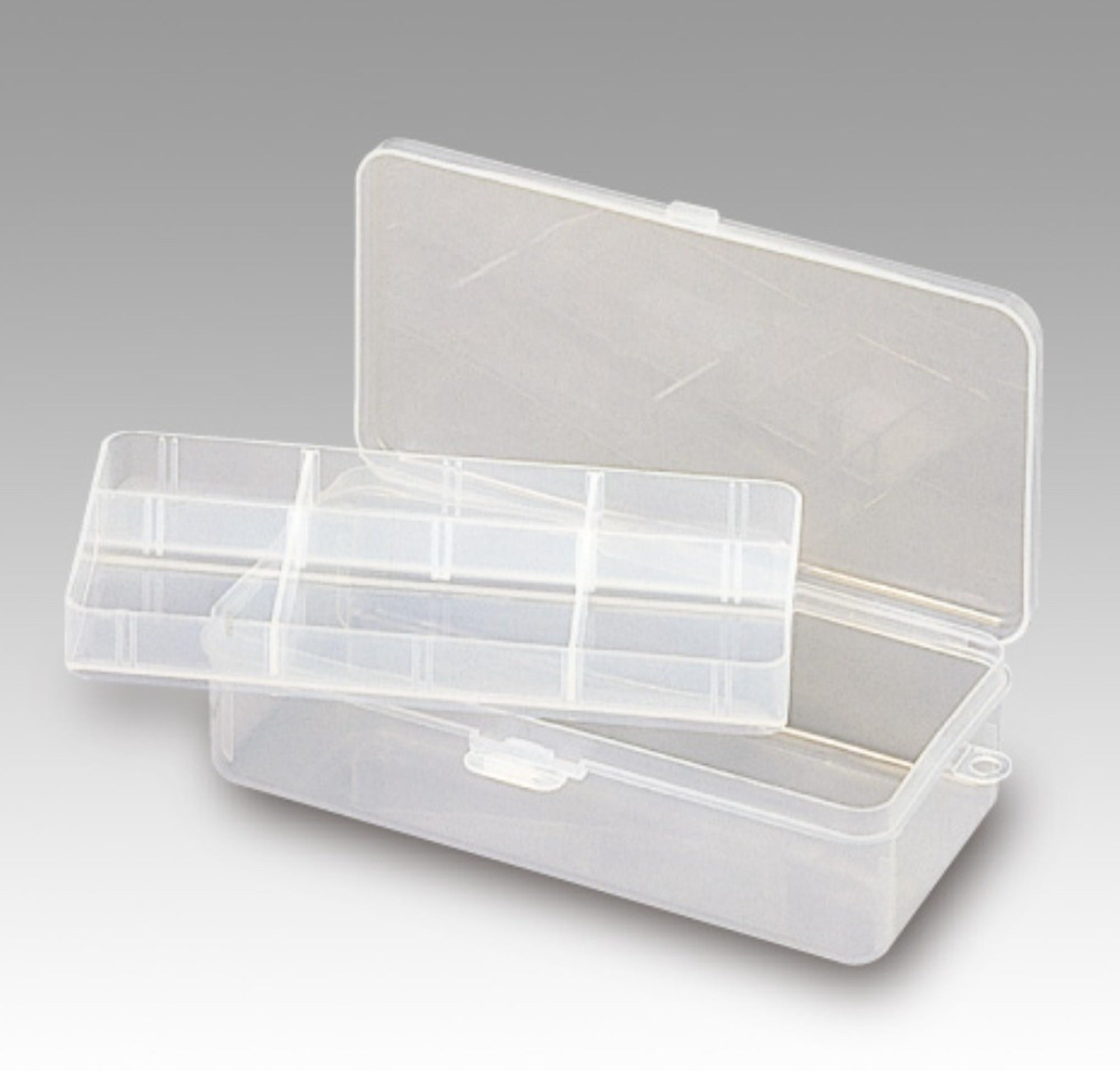 Meiho Tackle Case M (201 x 108 x 52 mm) Clear (0370)