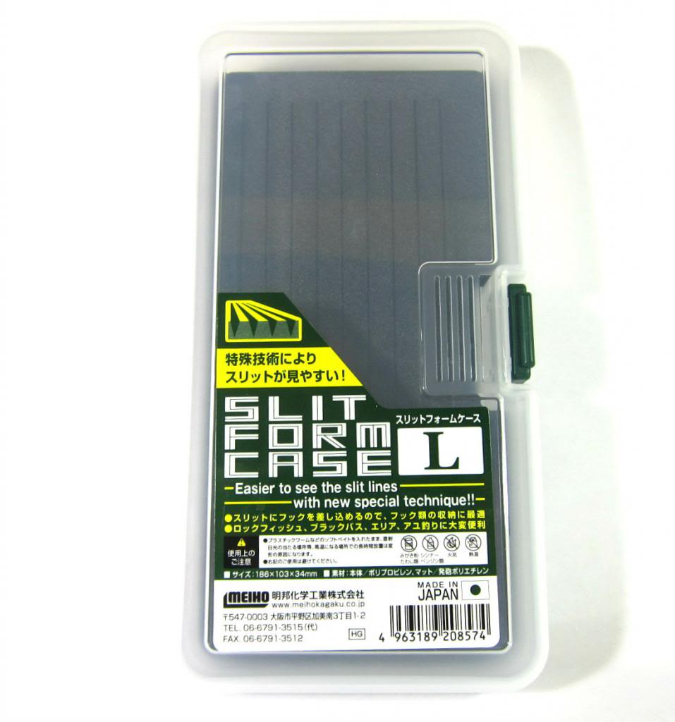 Meiho Slit Form Case L (186 x 103 x 34 mm) Clear (8574)