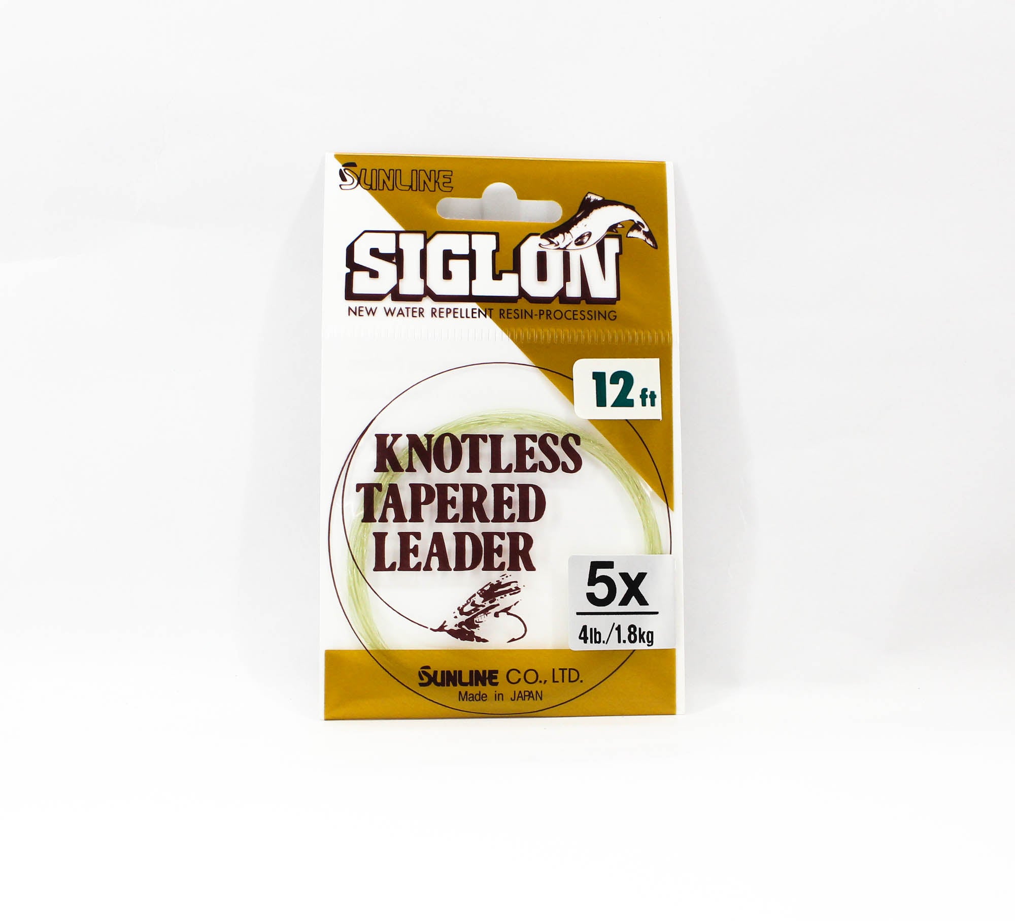 Sunline Tapered Leader Siglon Nylon 12 FT 5X/4Lb/0.15 mm (0460)