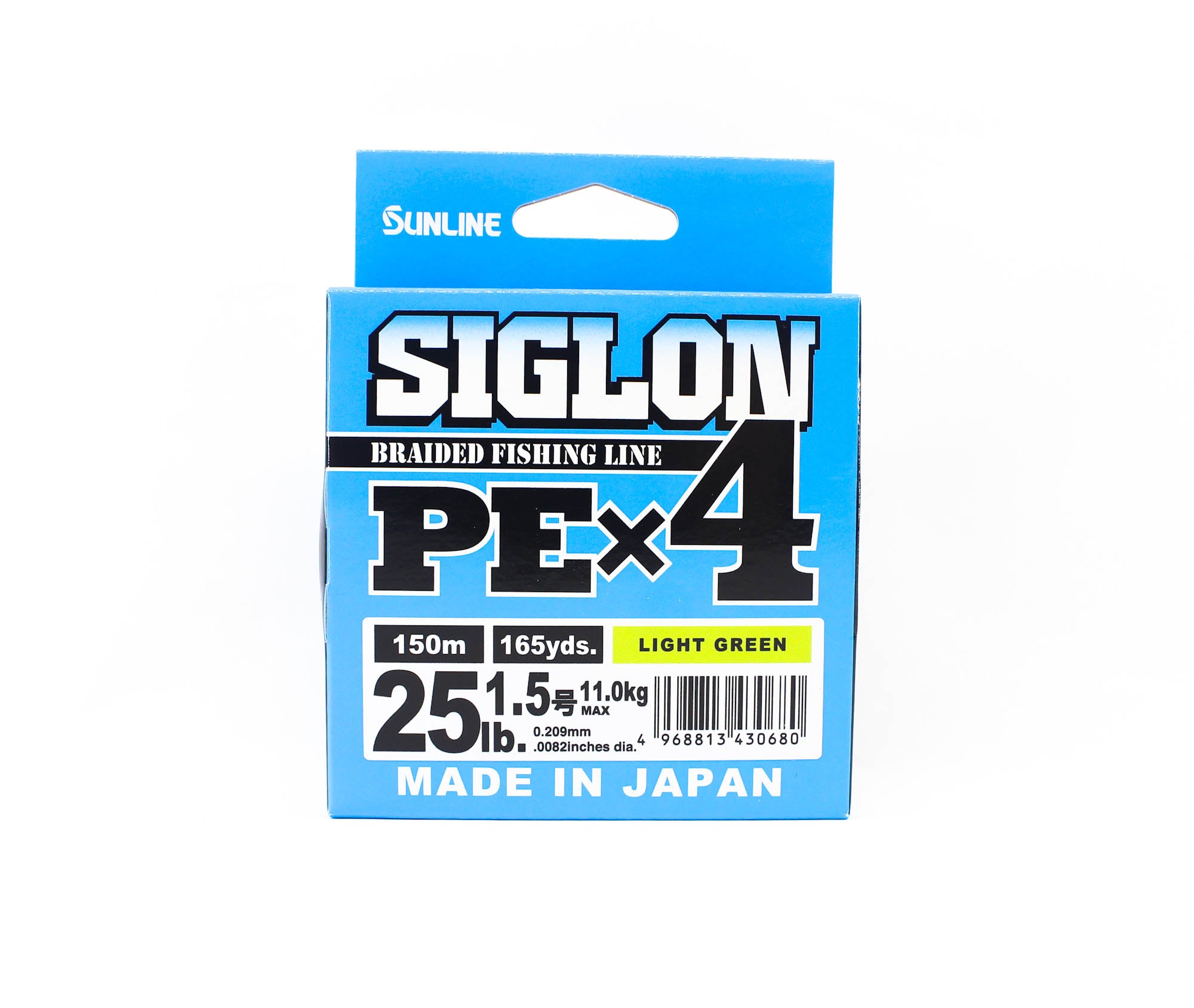 Sunline P.E Line X4 Siglon 150M P.E 1.5 25LB Lime Green (0680)