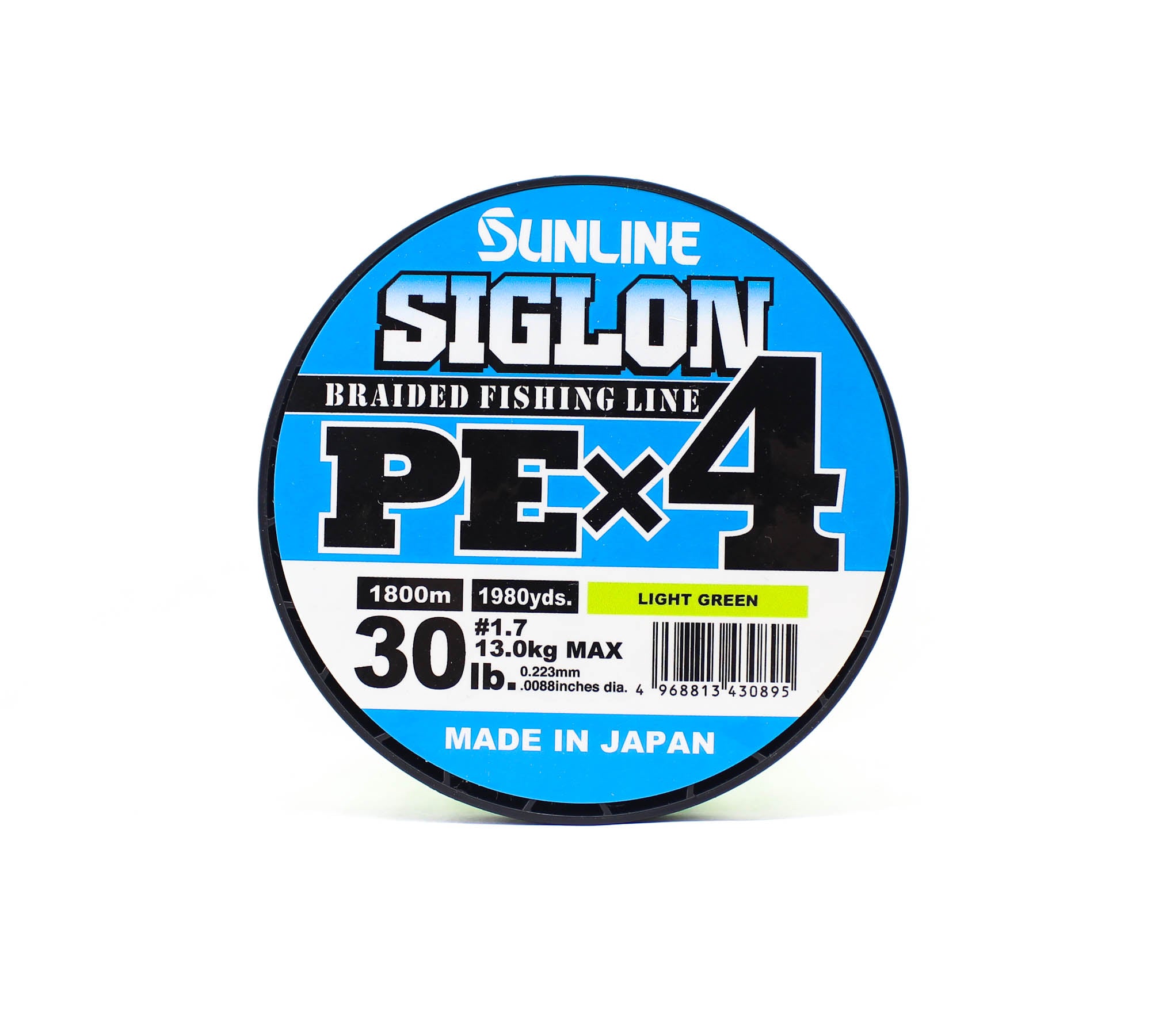 Sunline P.E Line X4 Siglon 1800M P.E 1.7 30LB Lime Green (0895)
