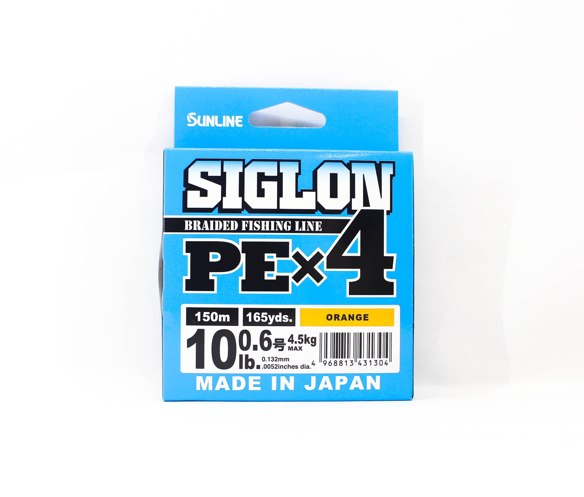 Sunline P.E Line X4 Siglon 150M P.E 0.6 10LB Orange (1304)