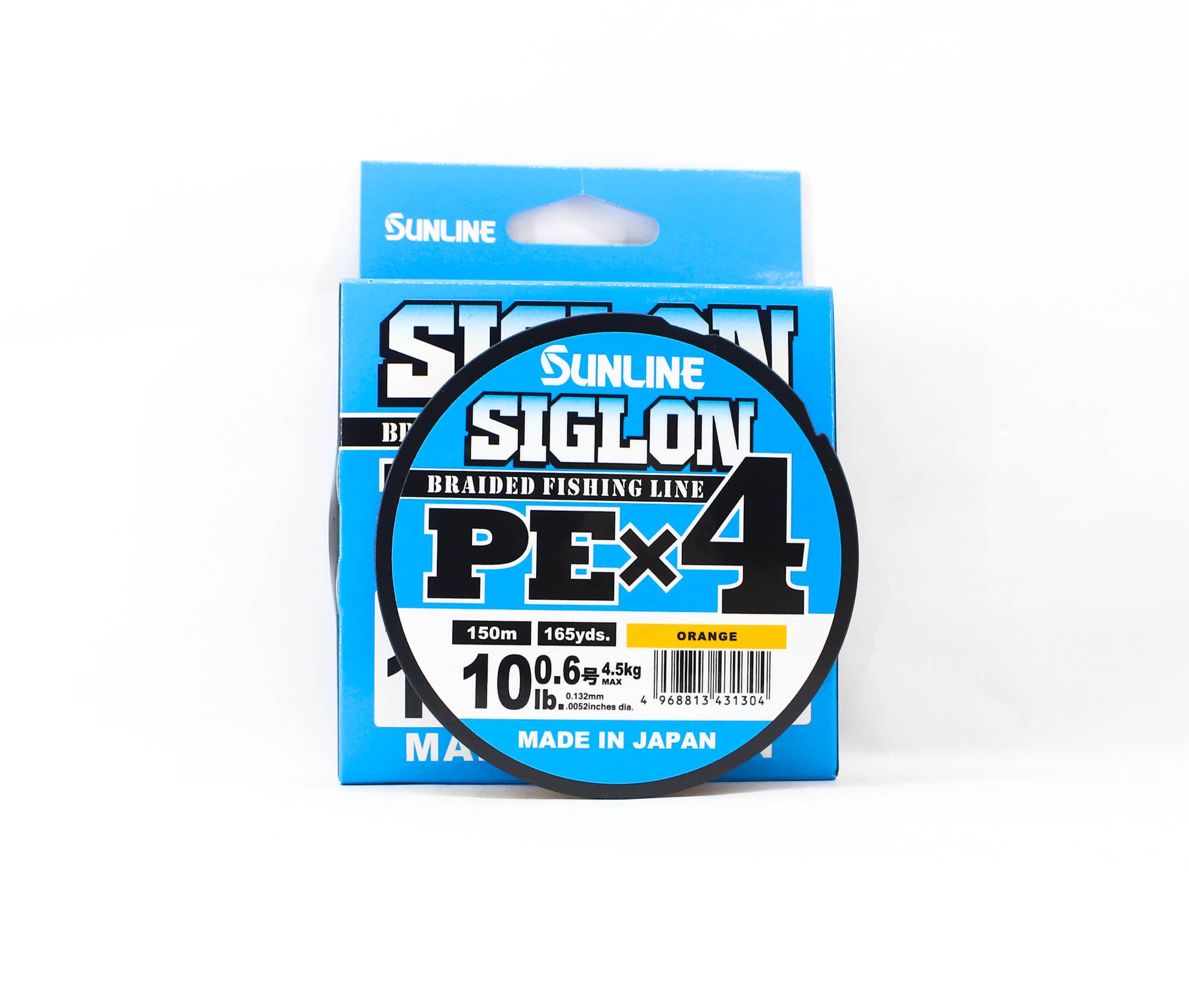 Sunline P.E Line X4 Siglon 150M P.E 0.6 10LB Orange (1304)