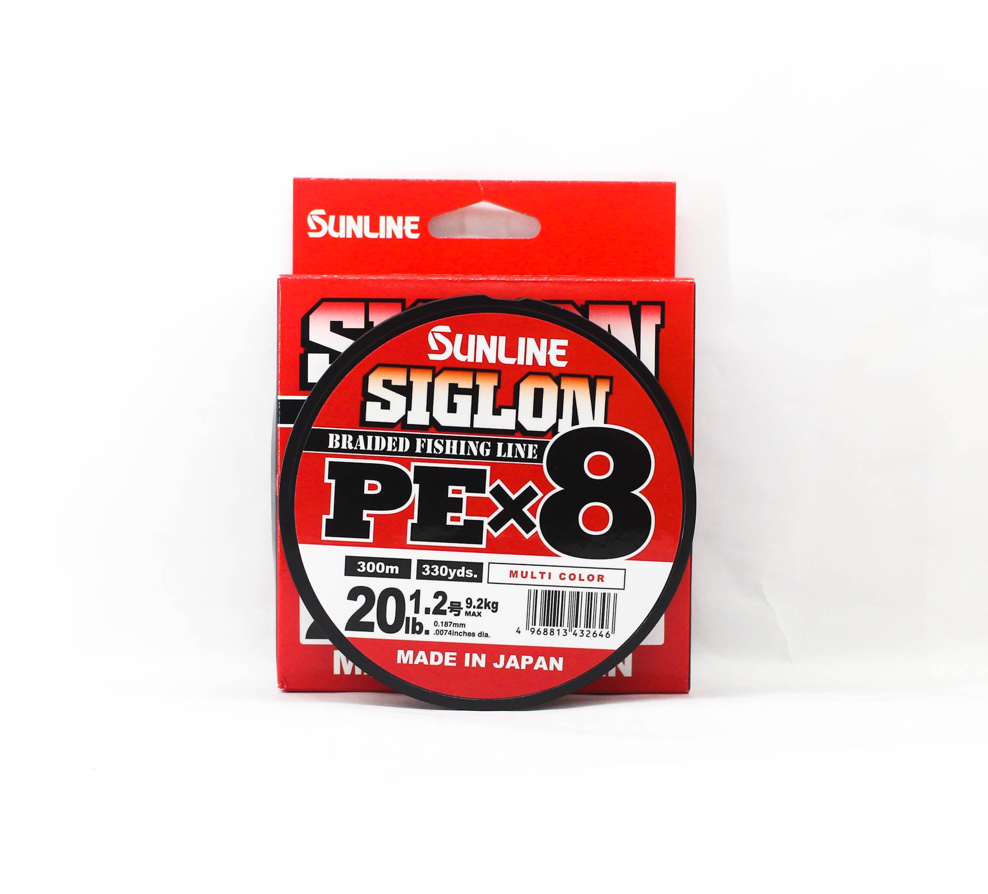 Sunline P.E Line X8 Siglon 300M P.E 1.2 20LB Multi (2646)