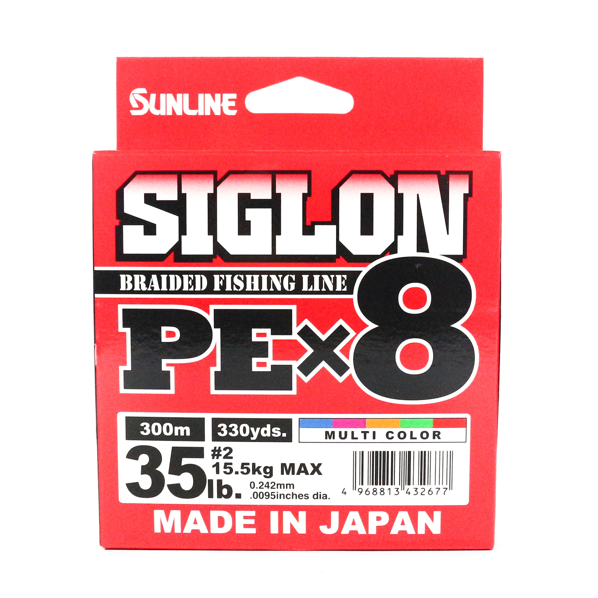 Sunline P.E Line X8 Siglon 300M P.E 2 35LB Multi (2677)