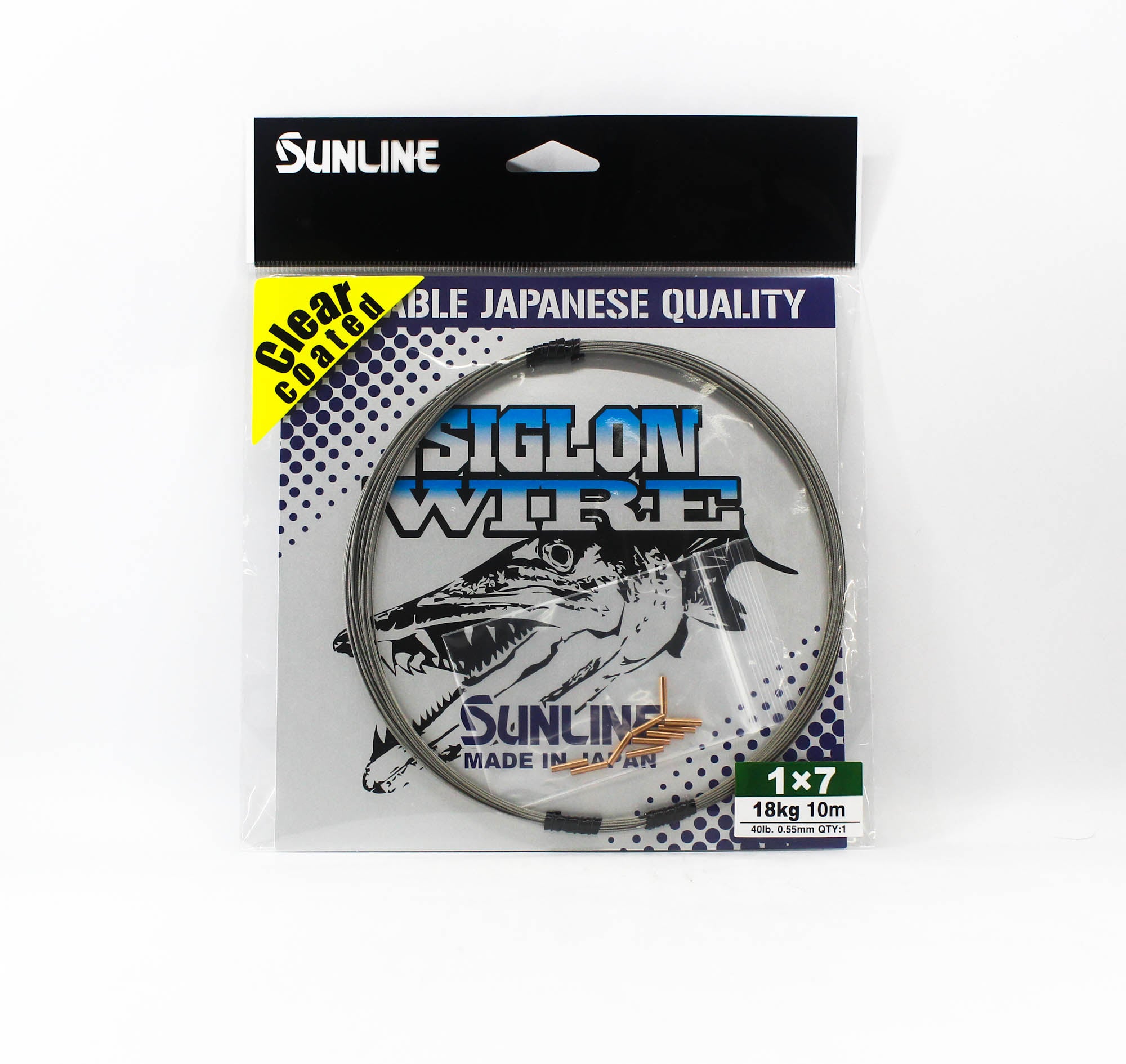 Sunline Siglon Wire Stainless 1x7 Clear Coat 10m 40lb (4466)