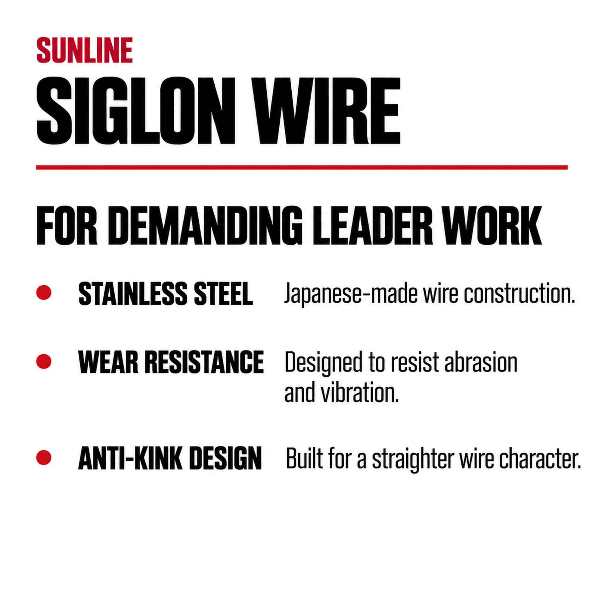 Sunline Siglon Wire Stainless 1x7 Clear Coat 10m 40lb (4466)