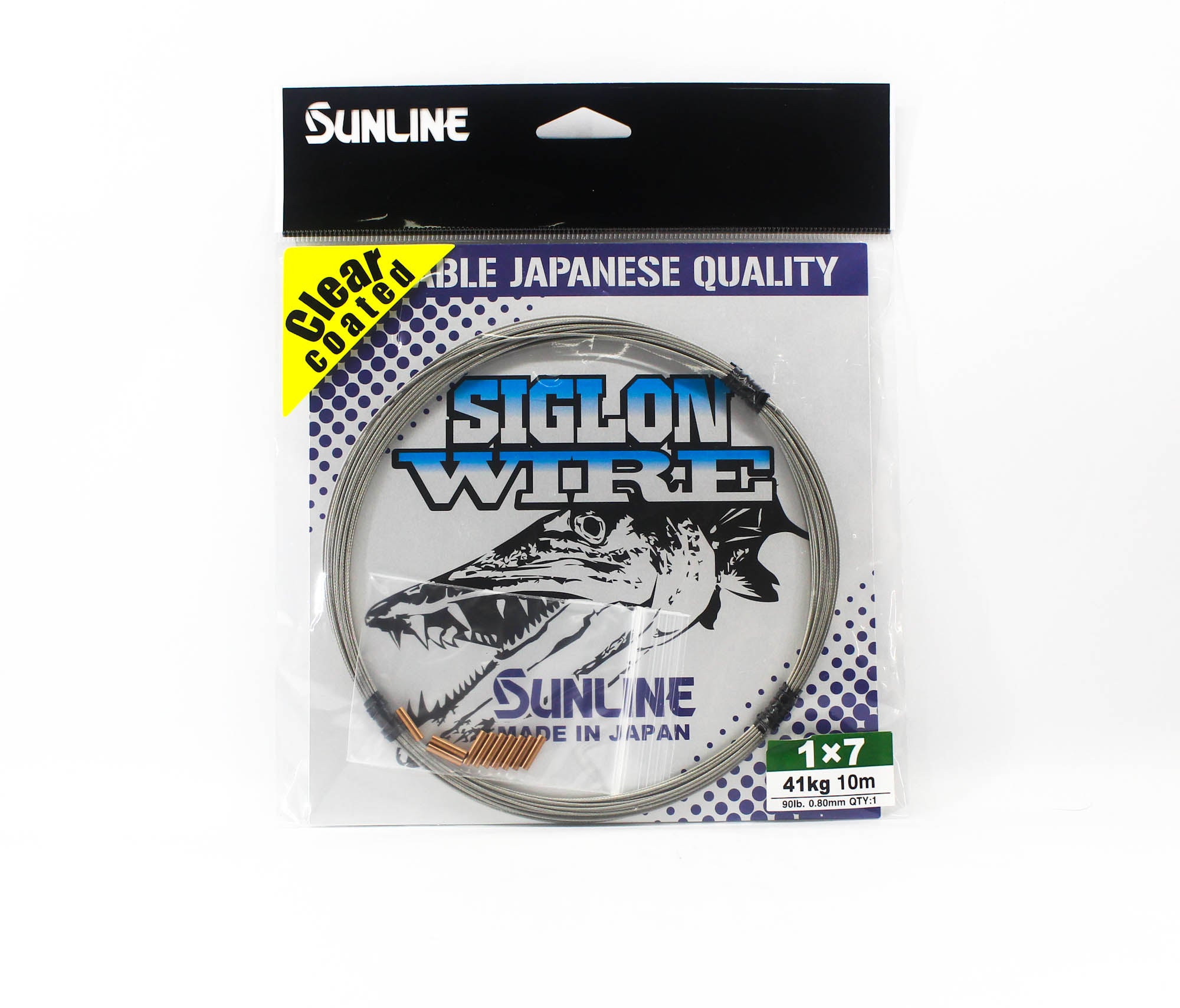 Sunline Siglon Wire Stainless 1x7 Clear Coat 10m 90lb (4497)