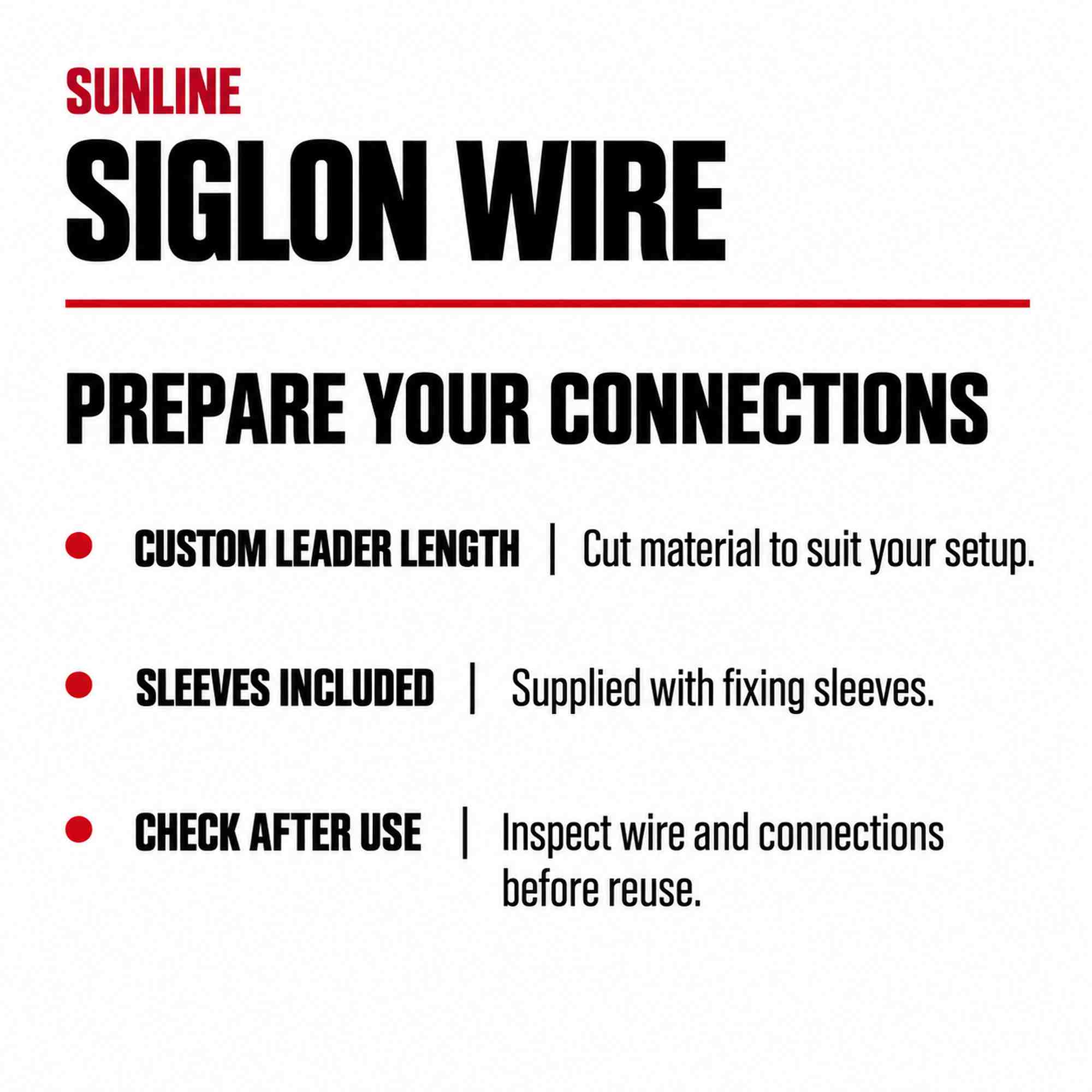 Sunline Siglon Wire Stainless 1x7 Clear Coat 10m 90lb (4497)
