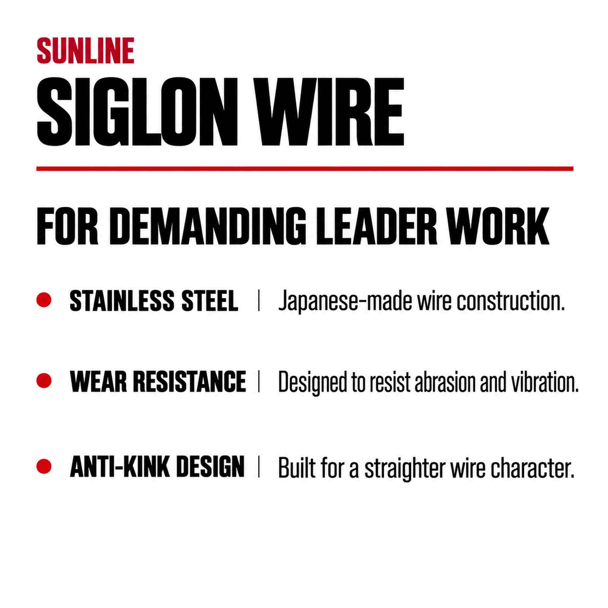Sunline Siglon Wire Stainless 7x7 No Coat 10m 600lb (4596)