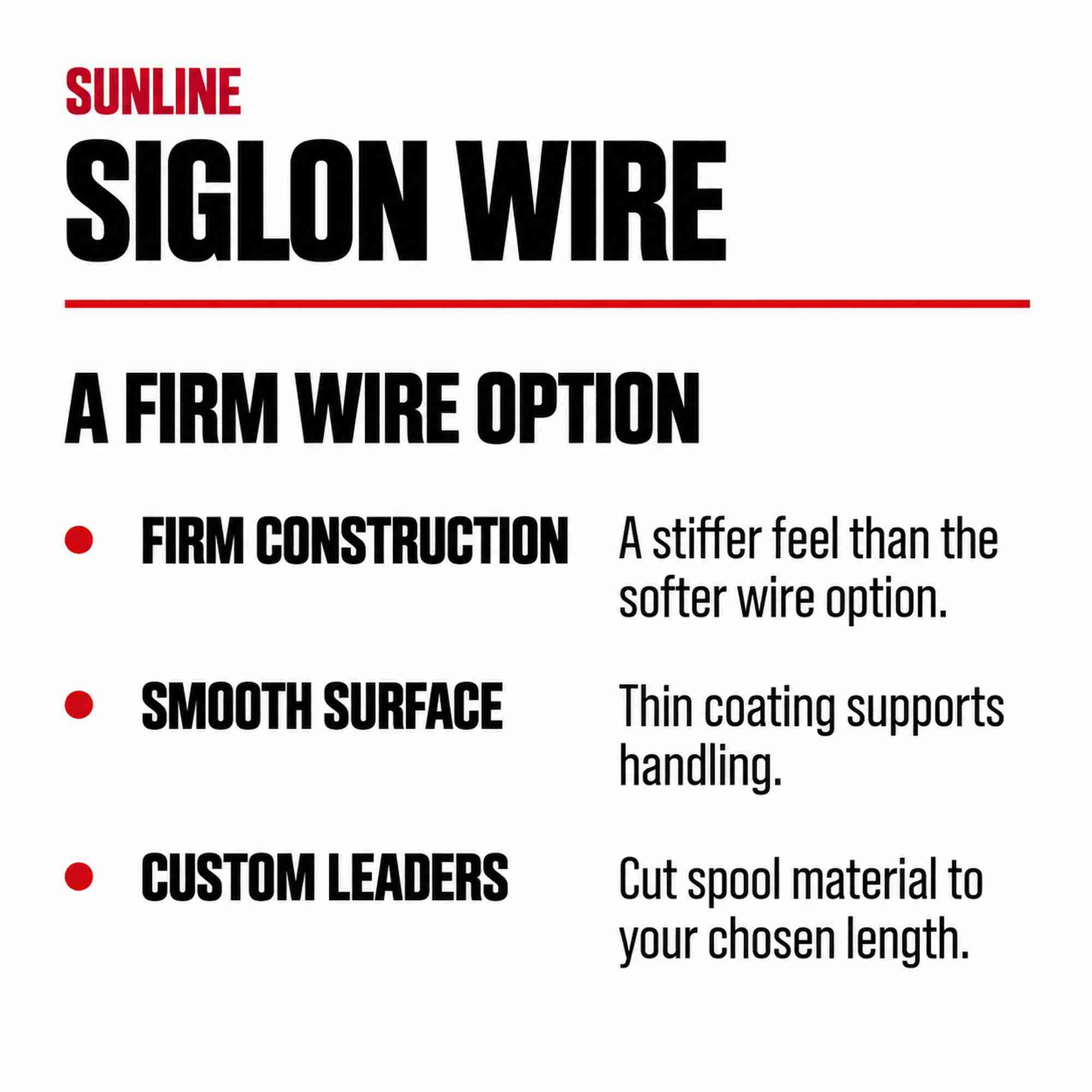 Sunline Siglon Wire Stainless 1x7 Black 10m 40.5lb (4886)