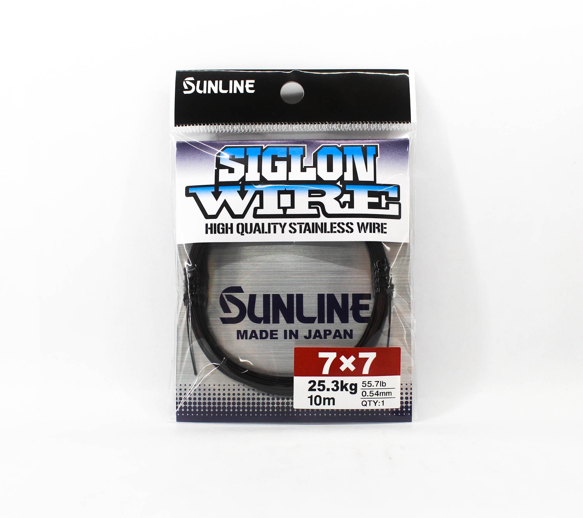Sunline Siglon Wire Stainless 7x7 Black 10m 55.7lb (4985)