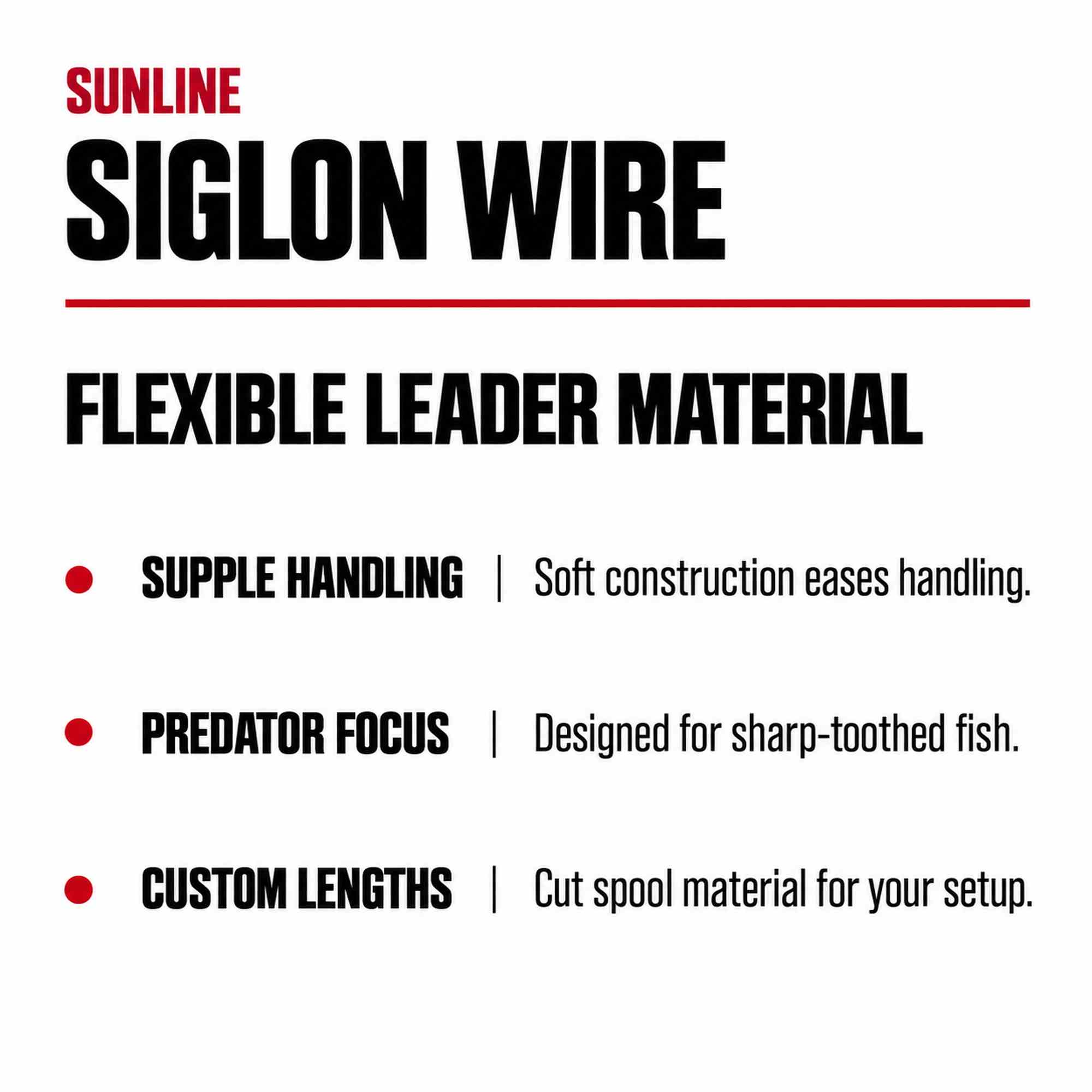 Sunline Siglon Wire Stainless 7x7 Black 10m 55.7lb (4985)