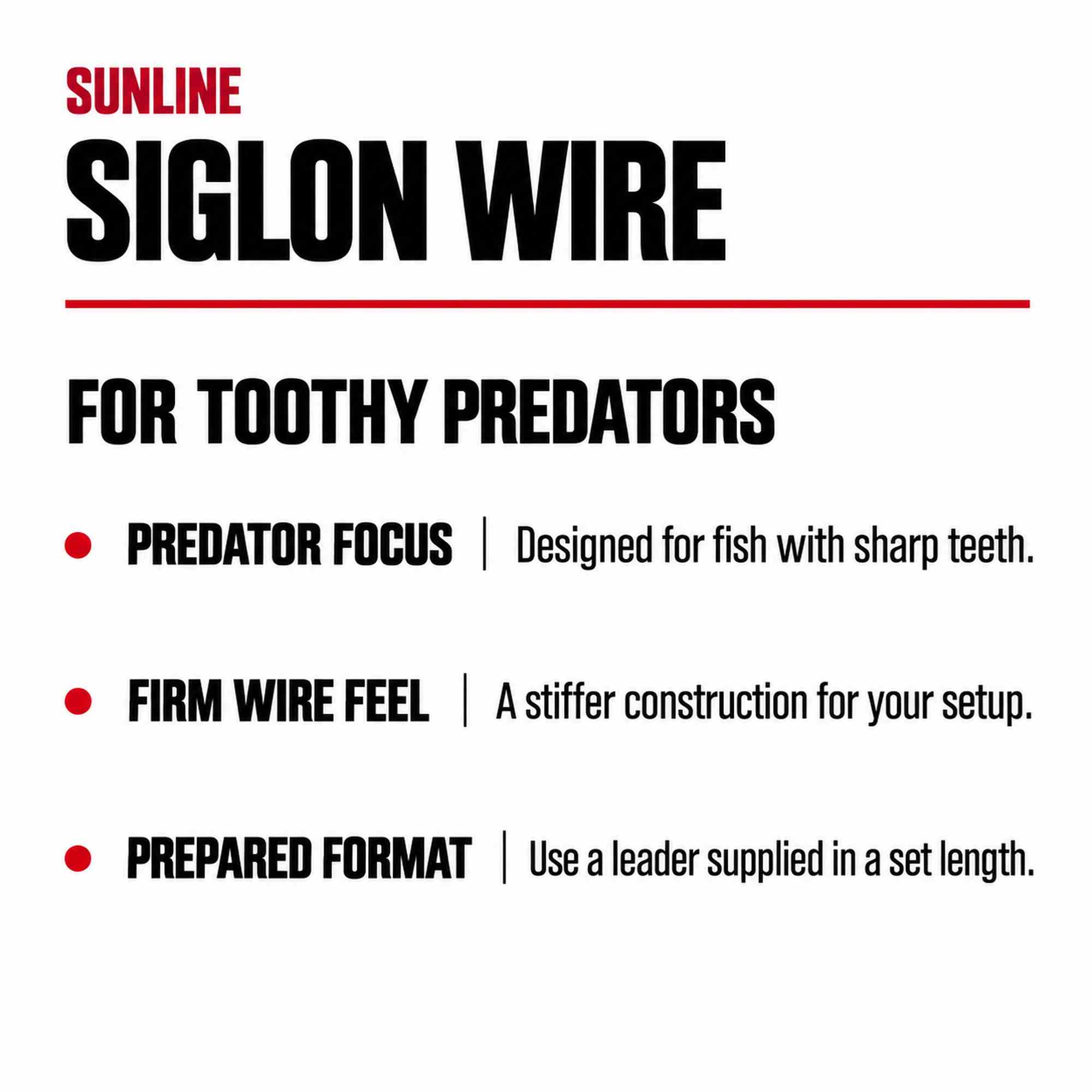 Sunline Siglon Wire Stainless 1x7 Black 50cm 40.5lb (5180)