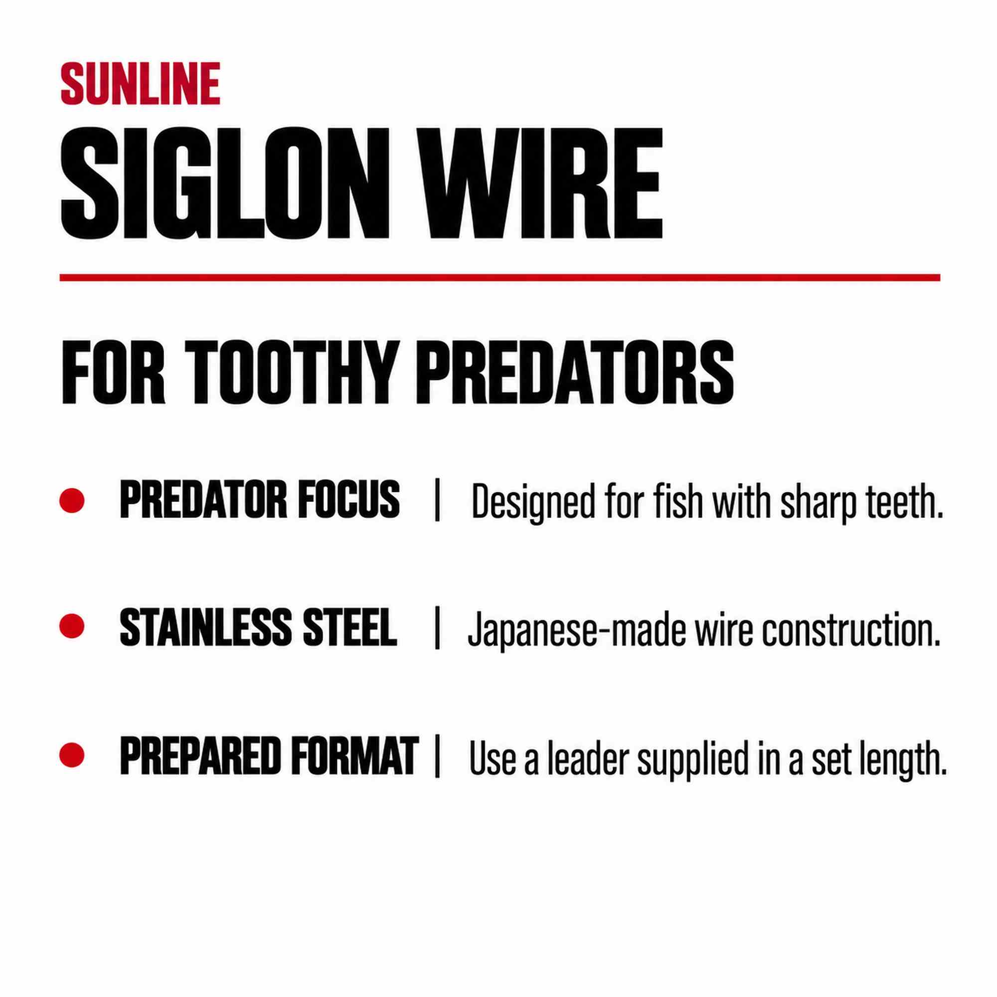 Sunline Siglon Wire Stainless 7x7 Black 50cm 38.7lb (5470)