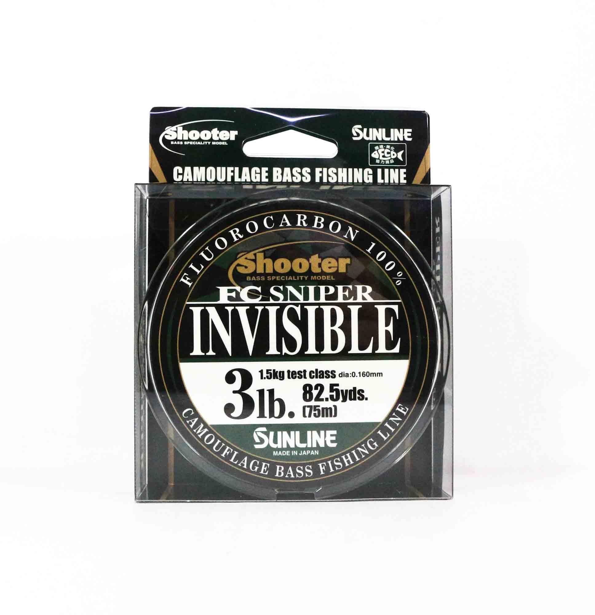 Sunline Fluorocarbon Line FC Sniper Invisible 75m 3lb 0.16mm (2124)