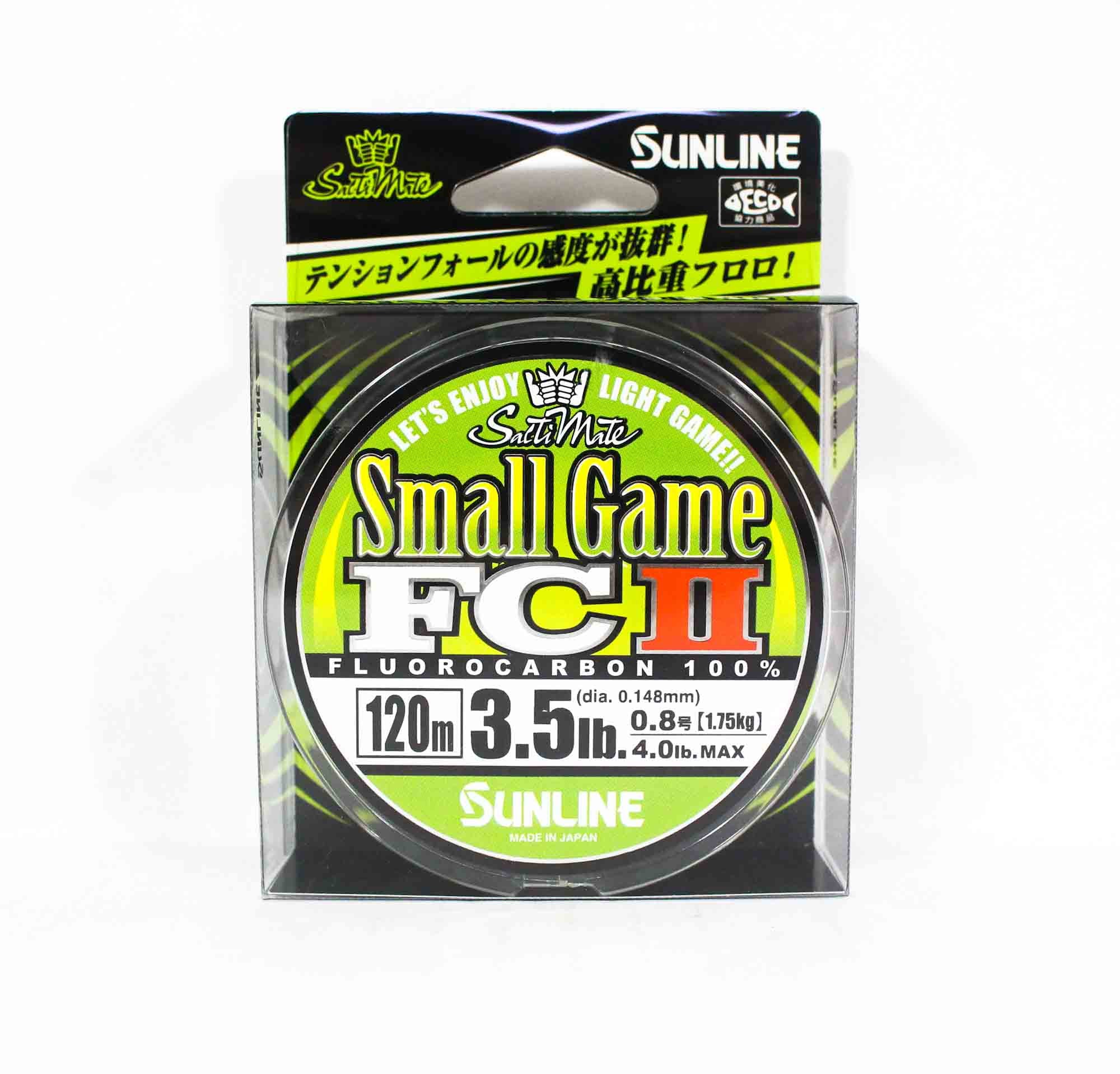 Sunline Fluorocarbon Line Small Game FC II 120m 3.5lb 0.148mm (5279)