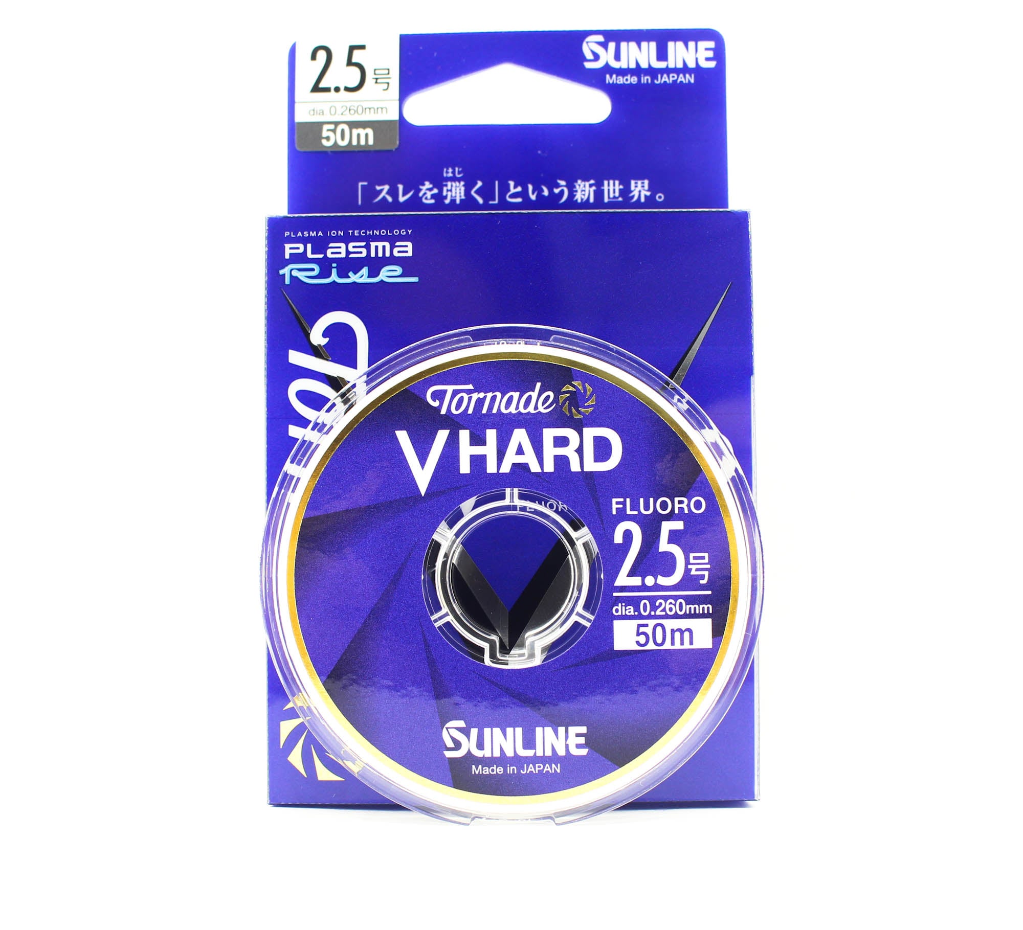 Sunline Fluorocarbon Leader Tornado V Hard Version 2 50m #2.5 10lb (2994)