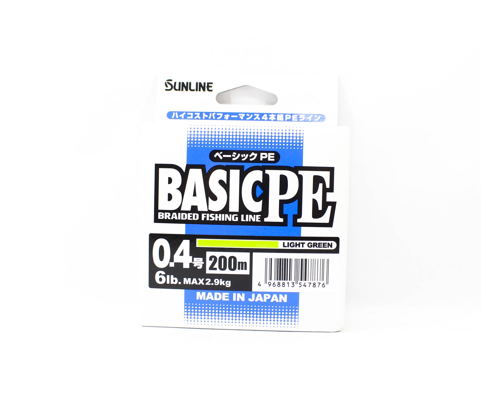 Sunline P.E Line X4 Basic P.E HG 200m P.E 0.4 6lb LG (7876)