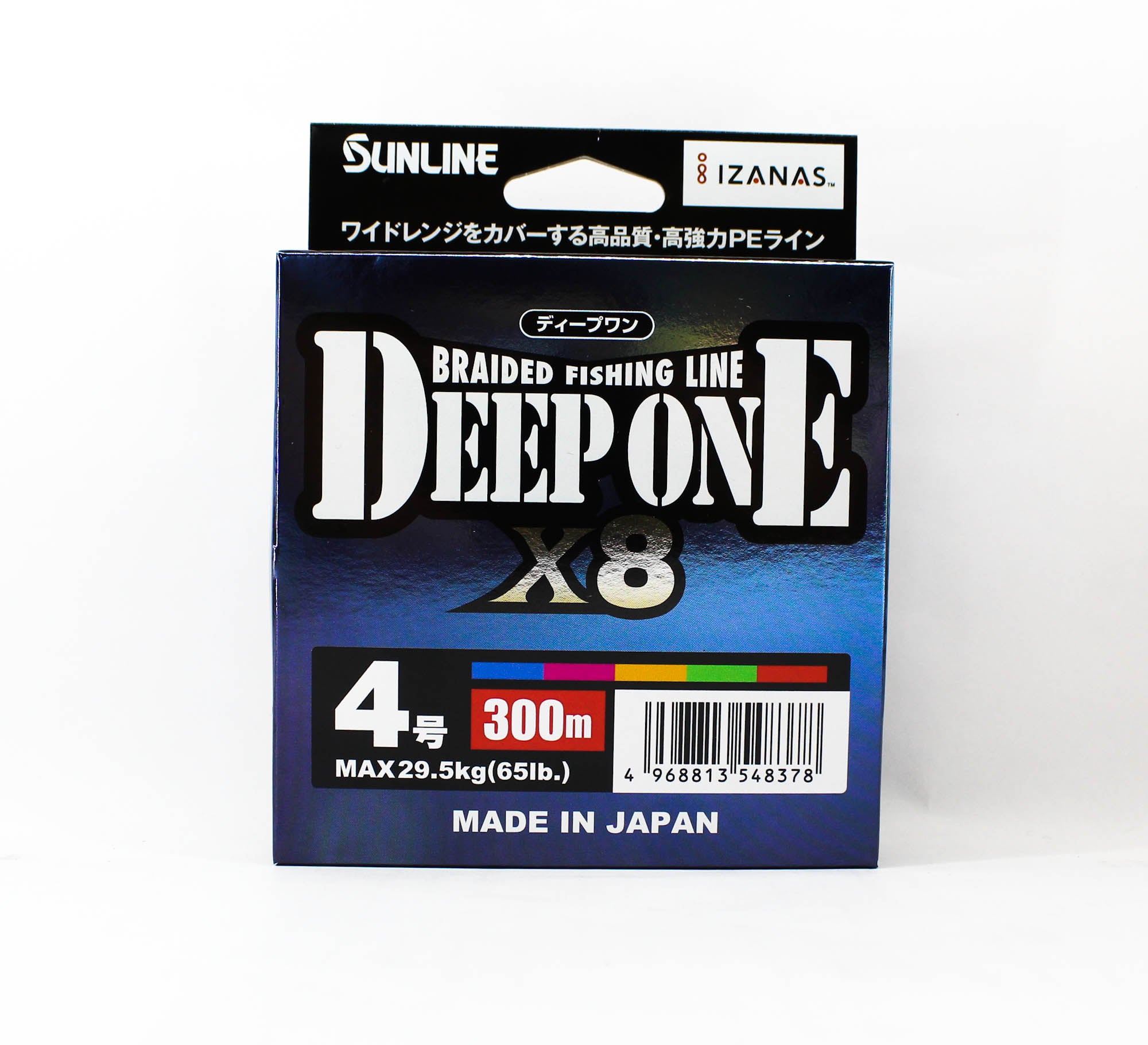 Sunline P.E Line X8 Deep One HG 300M P.E 4 65lb Multi (8378)