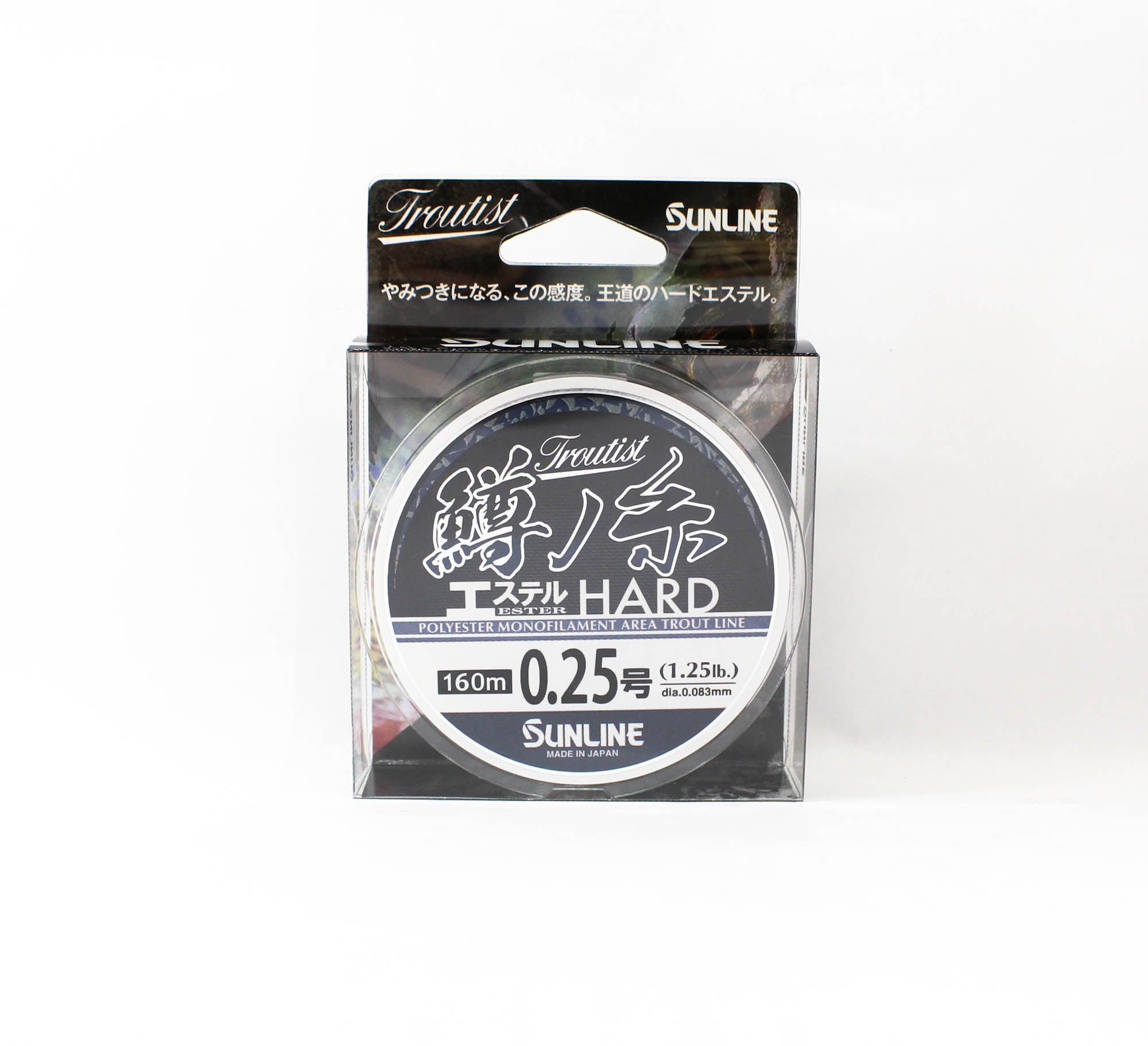 Sunline Ester Line Troutist Masu Ito Hard 160m #0.25 1.25lb 0.083mm (9023)