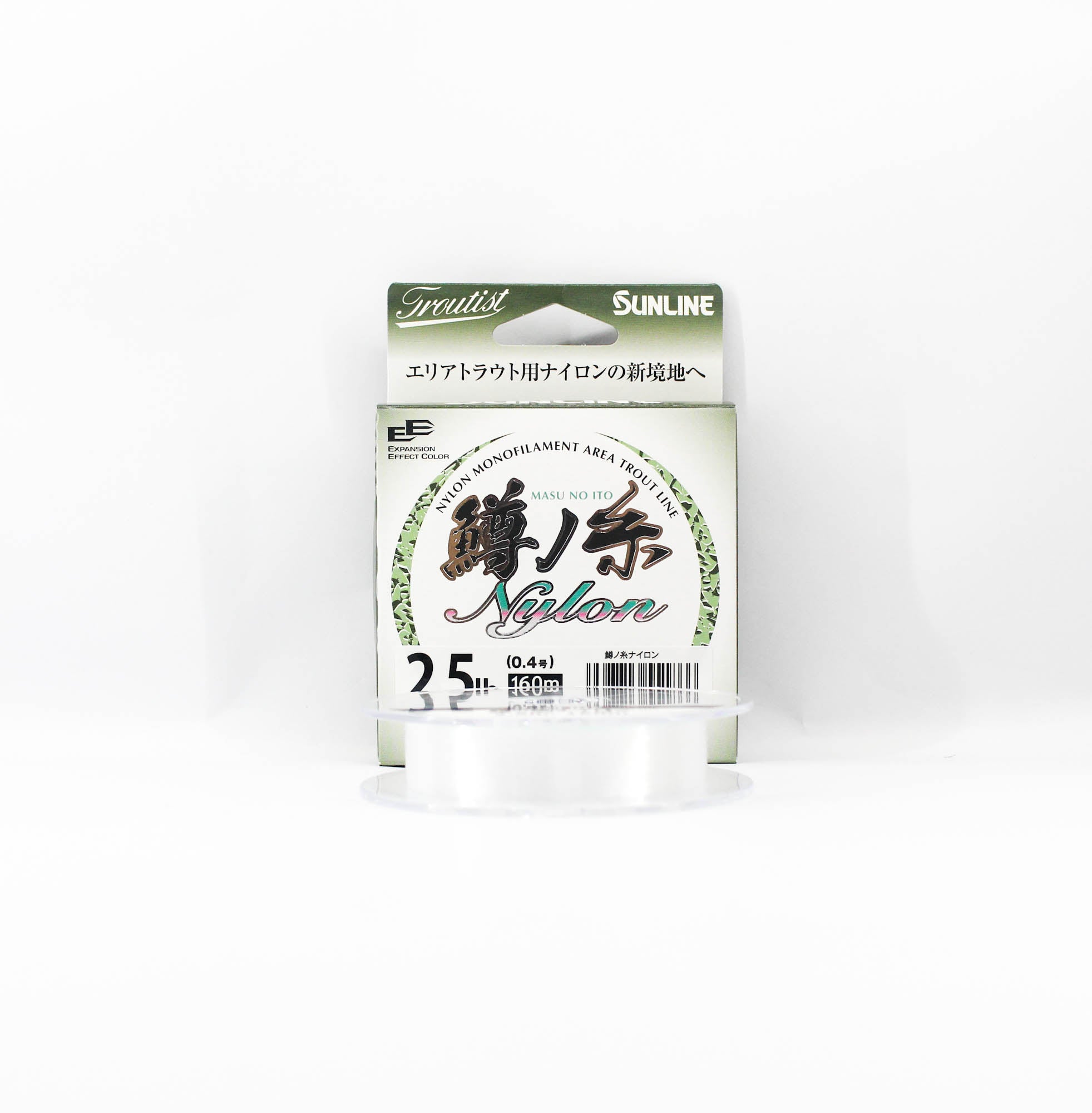 Sunline Nylon Line Masu No Ito HG 160m #0.4 2.5lb (1866)
