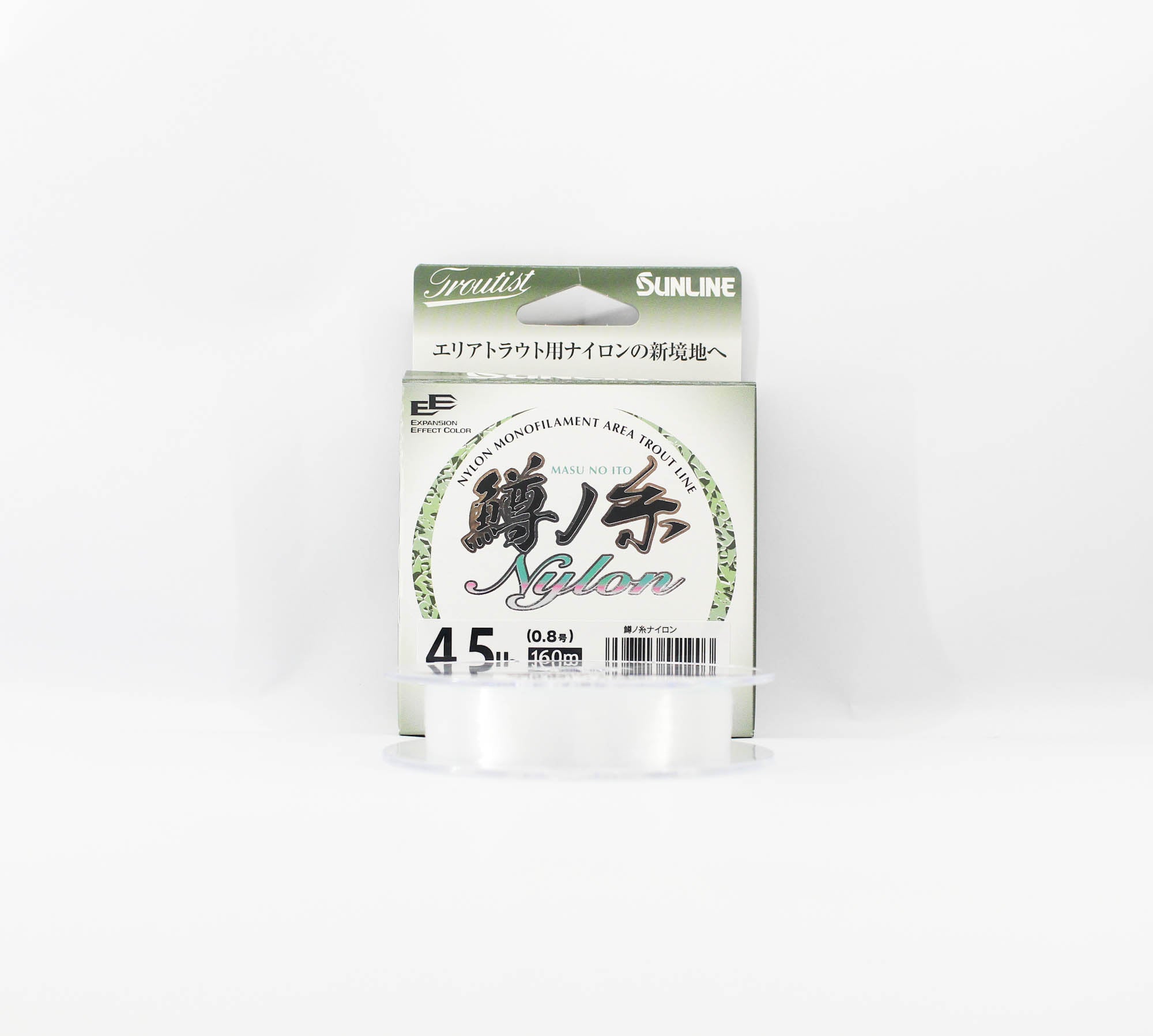 Sunline Nylon Line Masu No Ito HG 160m #0.8 4.5lb (1903)