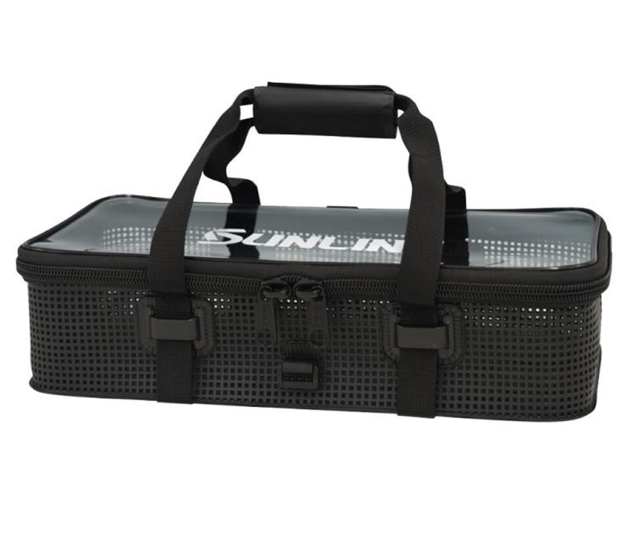 Sunline SFB-116 Tackle Box Mesh Washable 400x200x90mm Size XL Black (0826)
