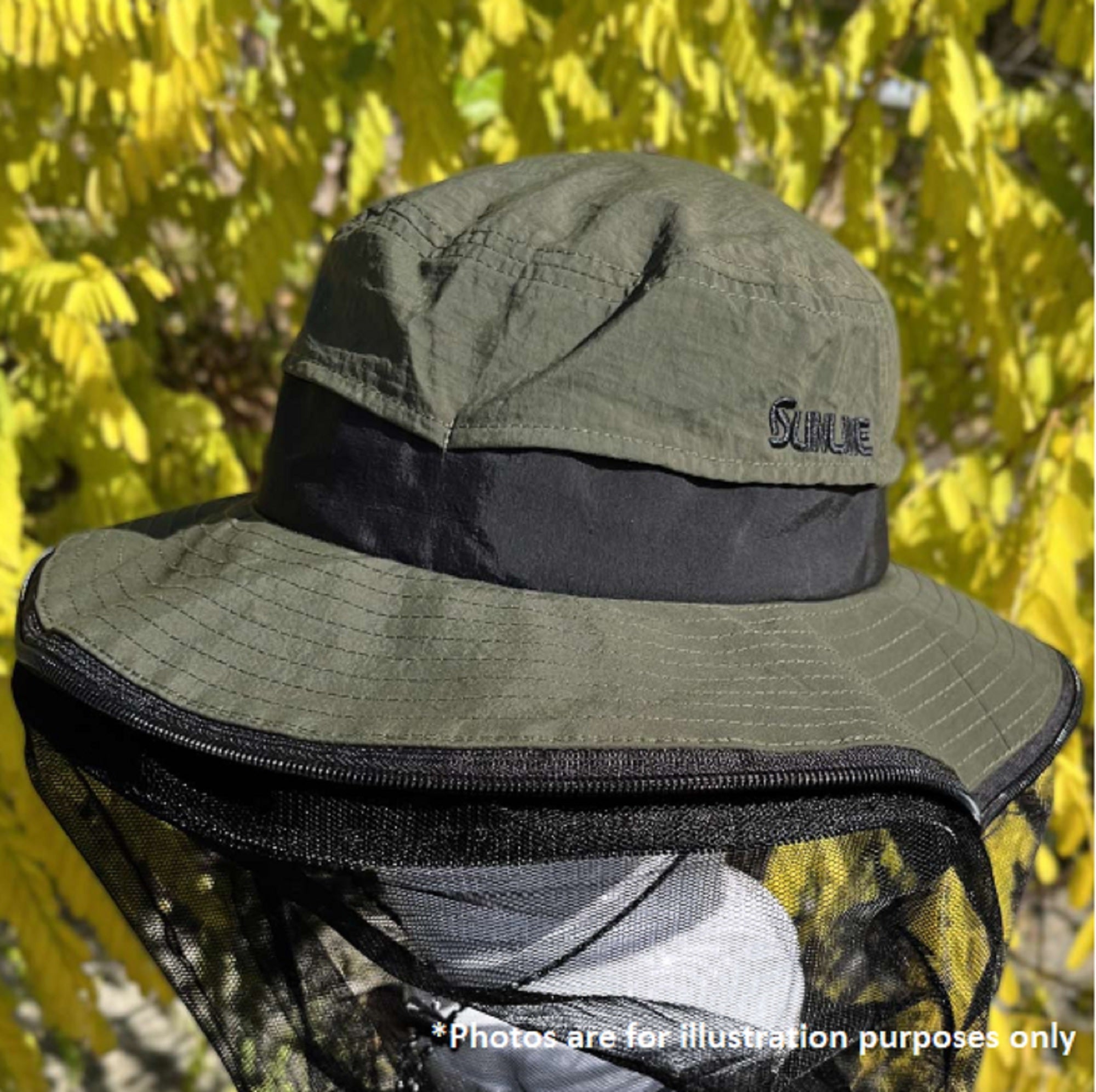 Sunline CP-4023 Hat Mesh Shield BK BE F (4335)