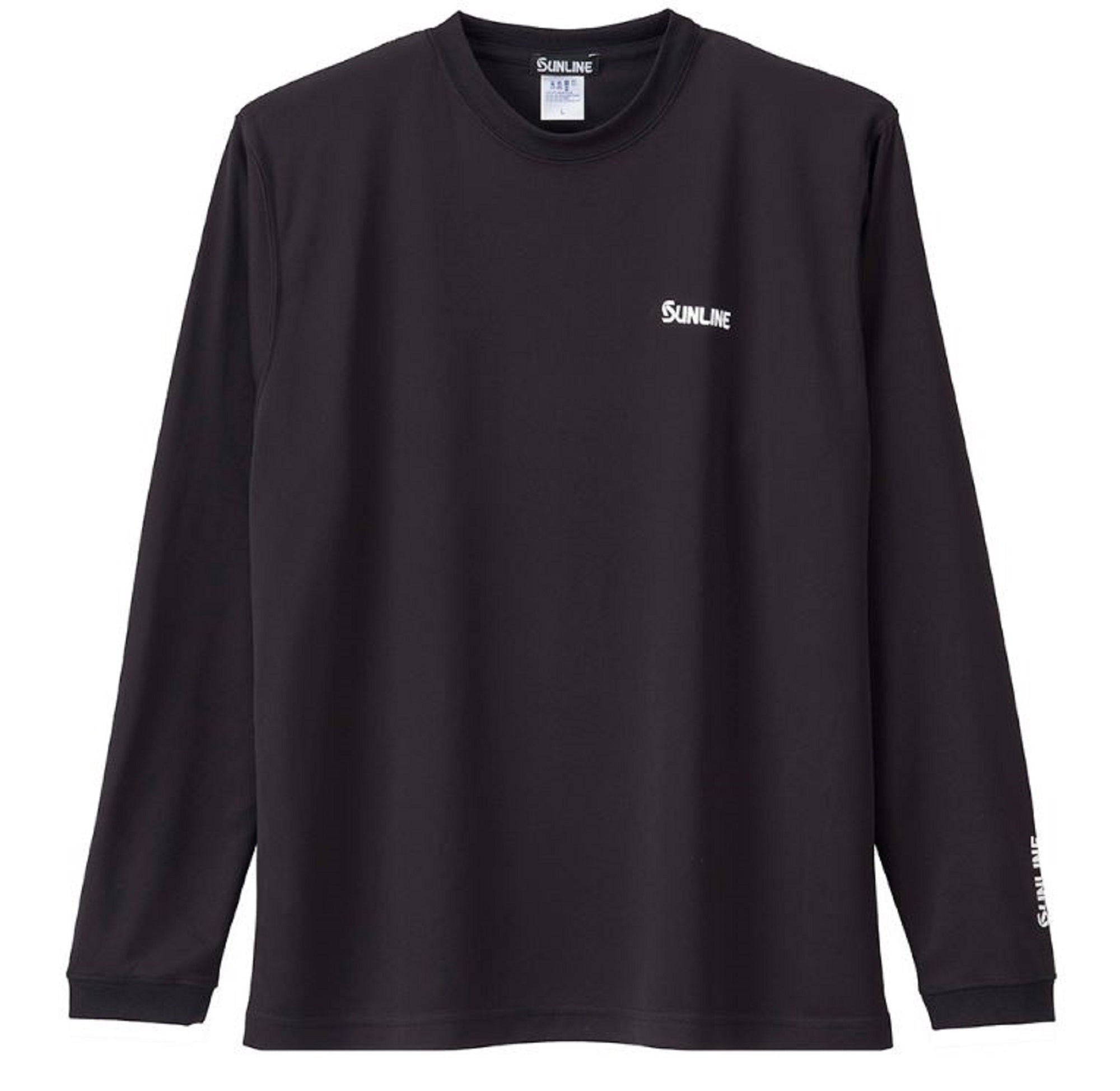 Sunline SUW-15403DLT Long Sleeve Dry T-Shirt Black Size XL (4823)