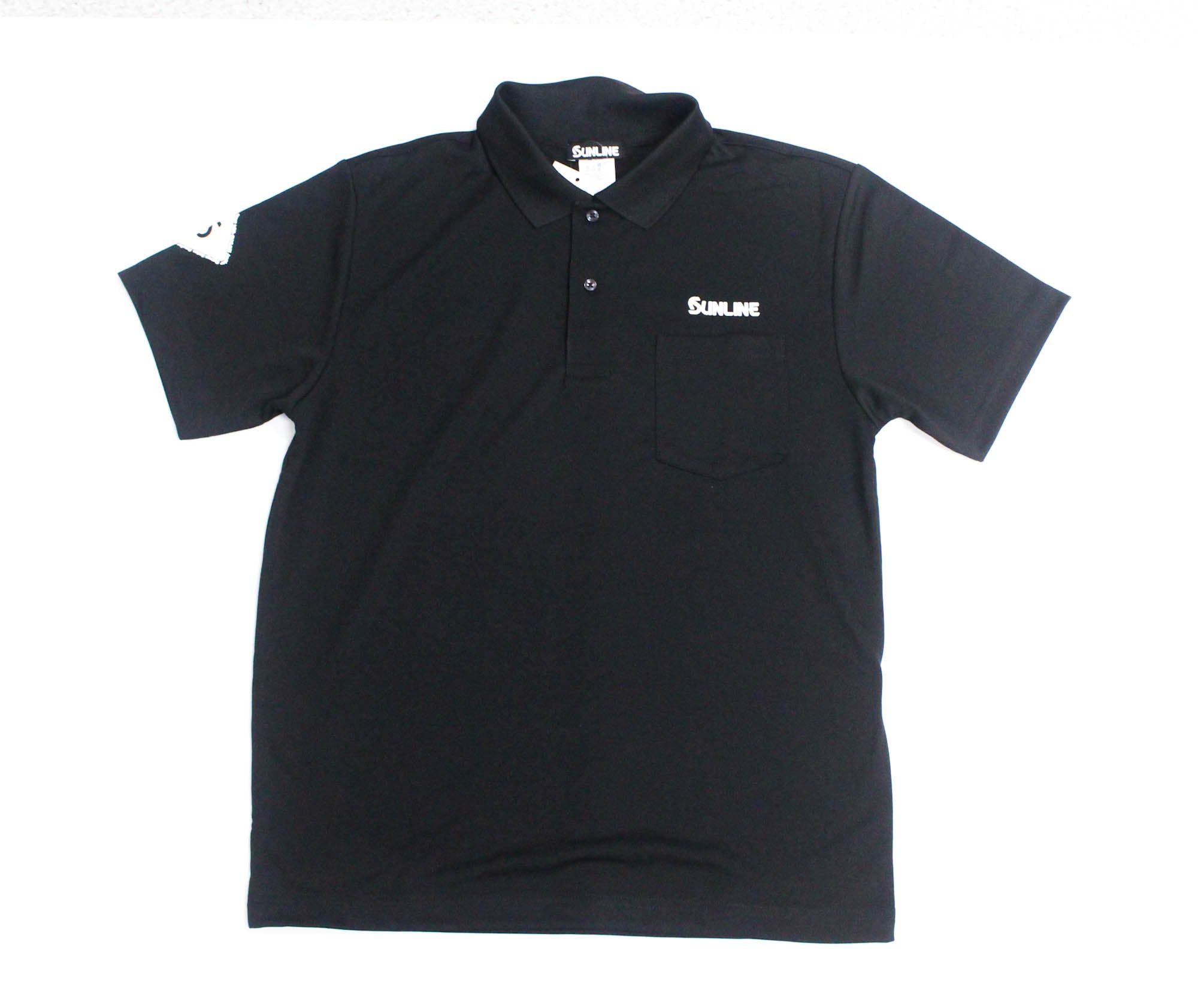 Sunline SUW-15404DP Dry Polo Shirt Black White Size L (5066)