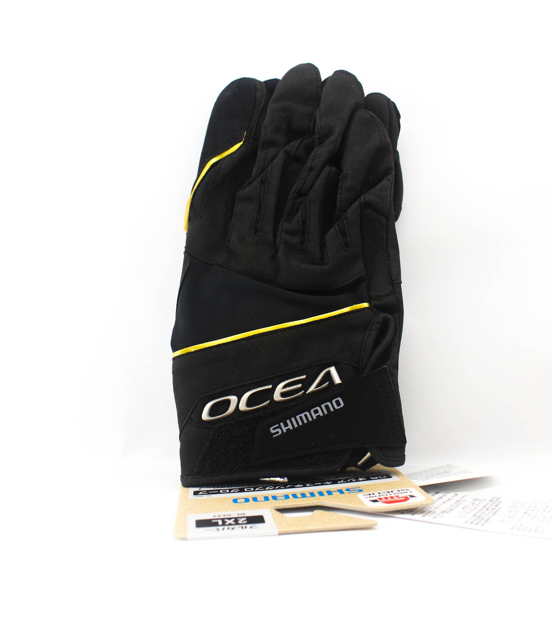 Shimano GL-062Y Gloves Ocea Casting Pro Black Size 2XL (7525)