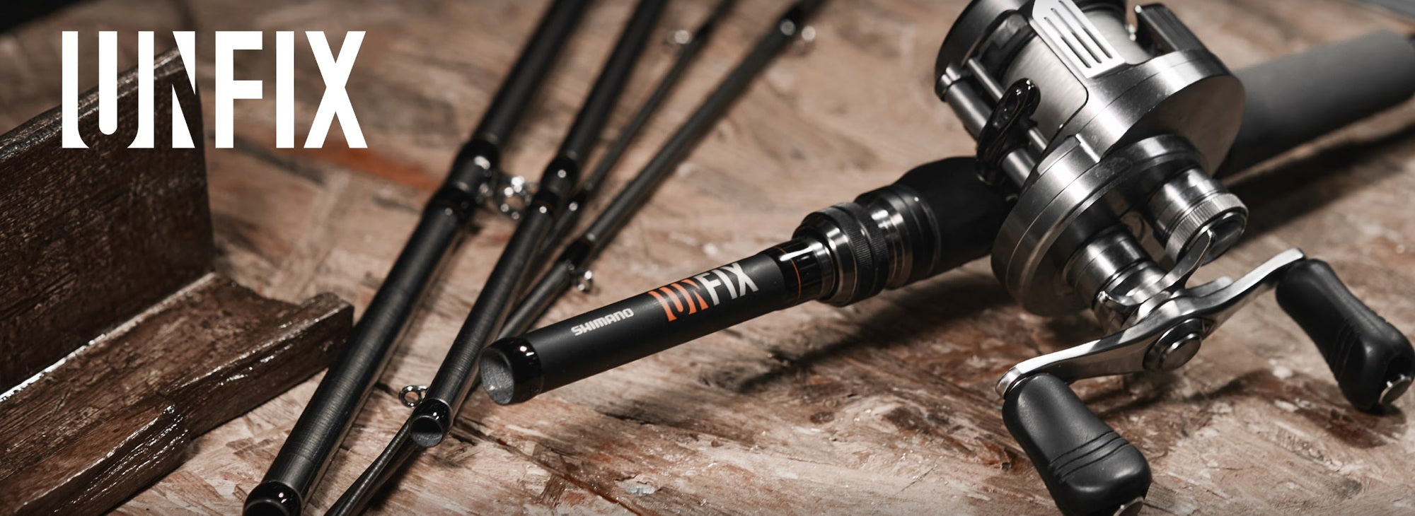 Shimano Rod Baitcast Unfix B66M-5 5 piece Travel Rod 357151