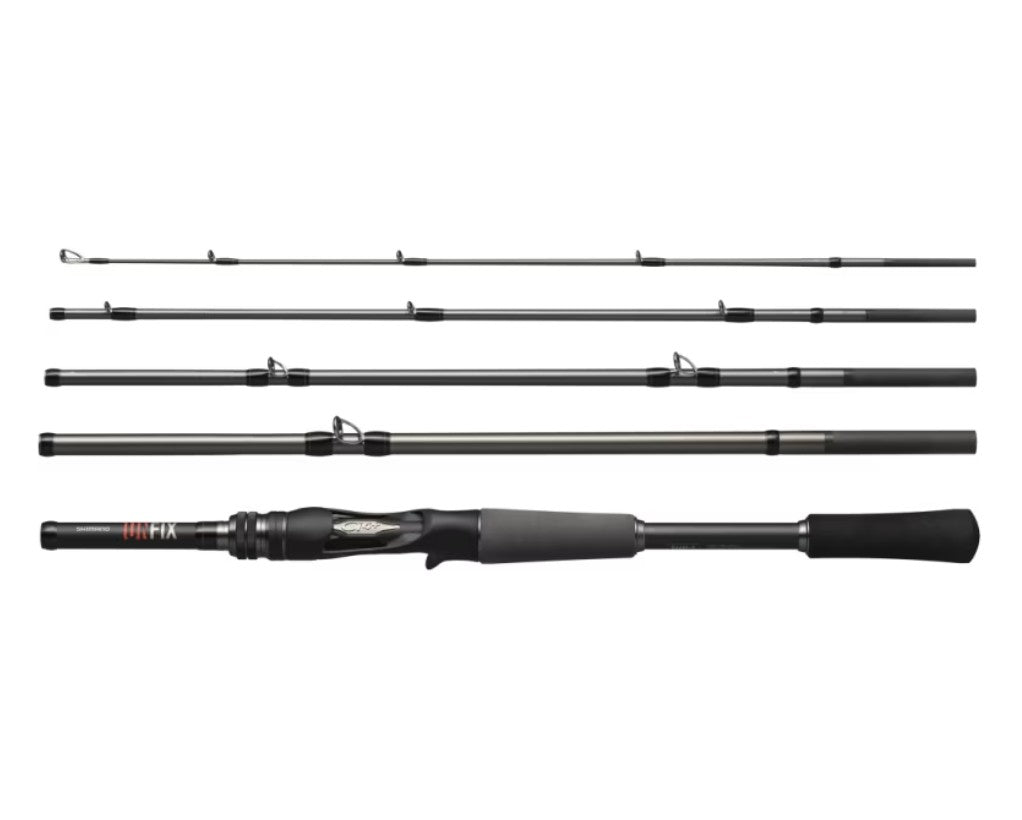 Shimano Rod Baitcast Unfix B66M-5 5 piece Travel Rod 357151