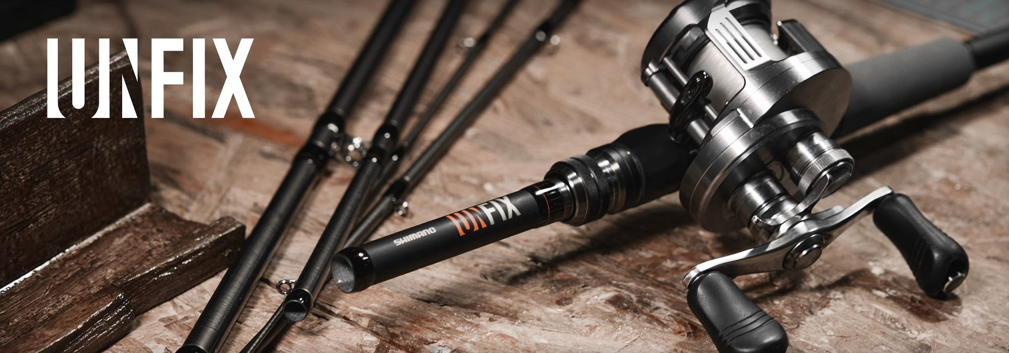 Shimano Rod Baitcast Unfix B66H-5 5 piece Travel Rod 357175