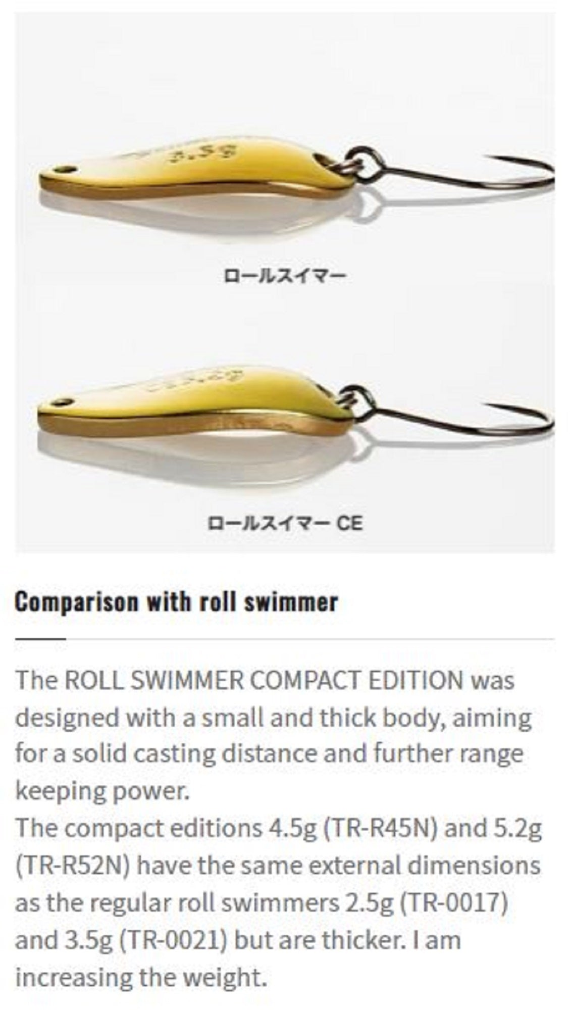 Shimano TR-R52N Cardiff Spoon 5.2 grams 67T 440679