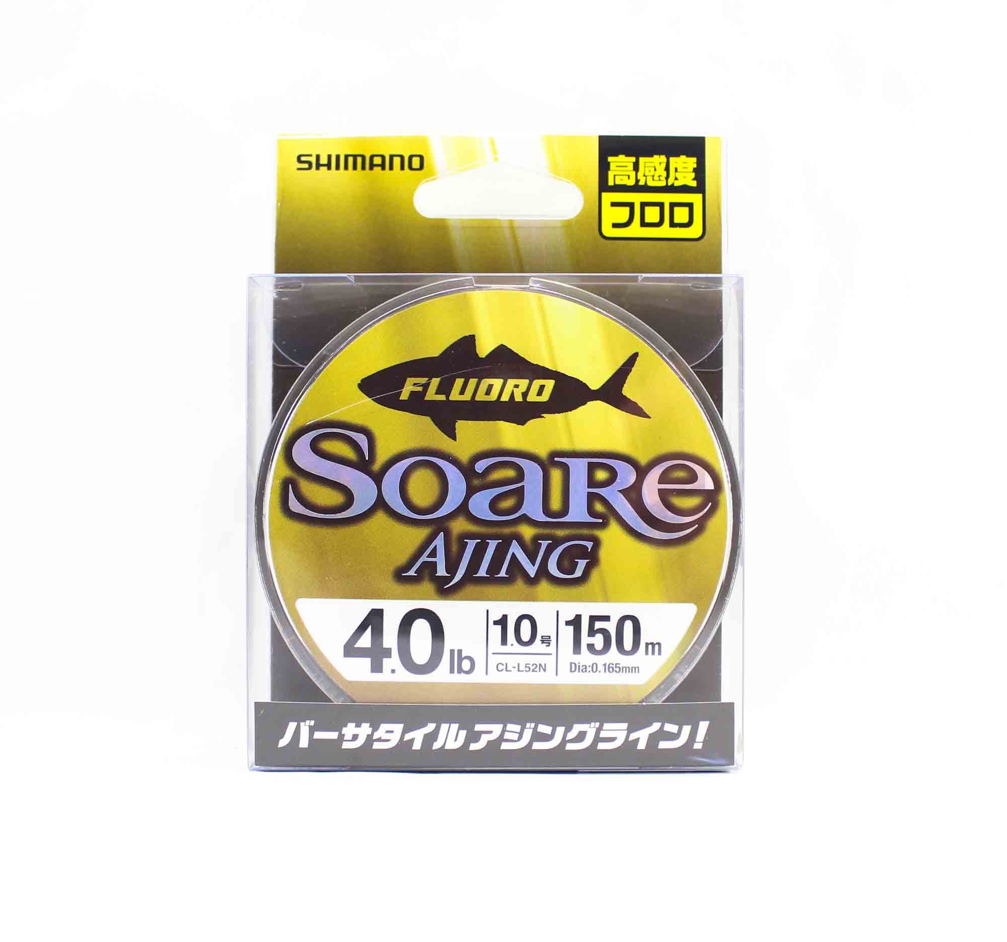 Shimano CL-52N Soare Ajing Fluorocarbon Line 150m Size 1.0 4.0lb 442659