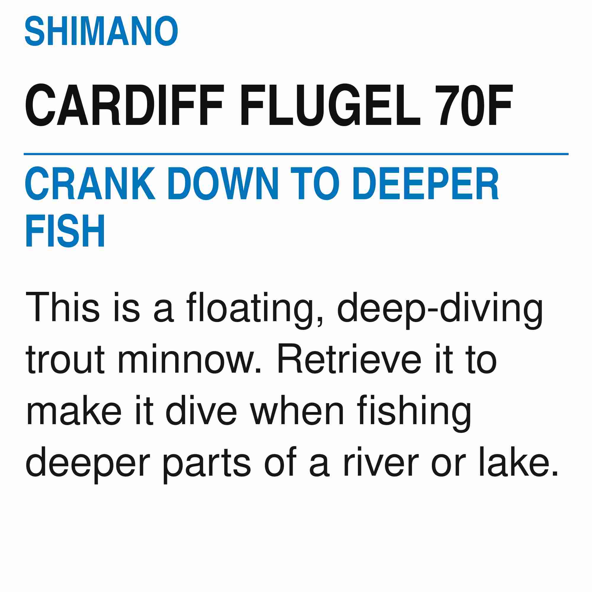 Shimano TN-170R Cardiff Monster LTD 70mm 7.8 gram Sinking Lure 34T (4526)