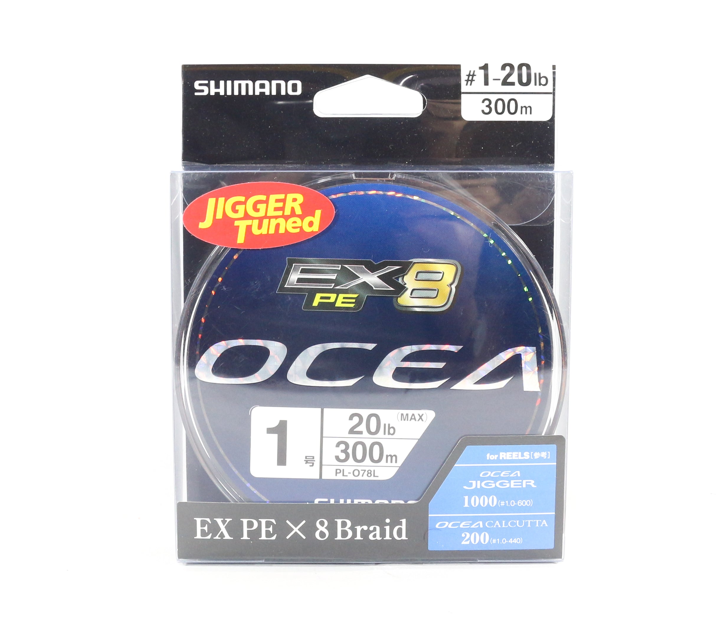 Sale Shimano PL-078L P.E Line EX8 Ocea X8 300m P.E 1 20lb (6388)