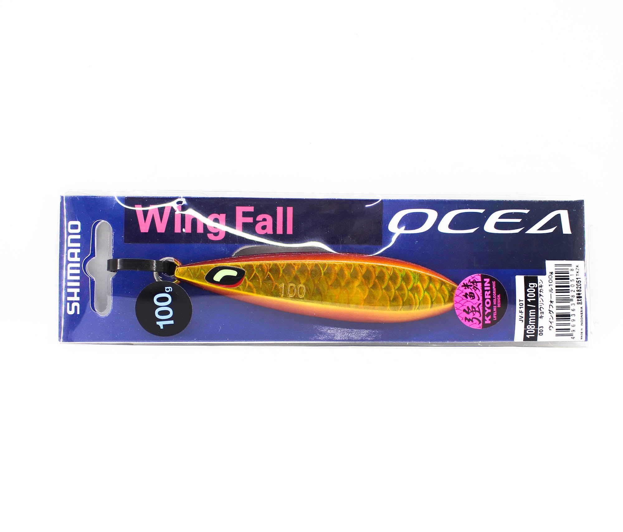 Sale Shimano JV-F10T Metal Jig Wing Fall 100 grams 003 820518