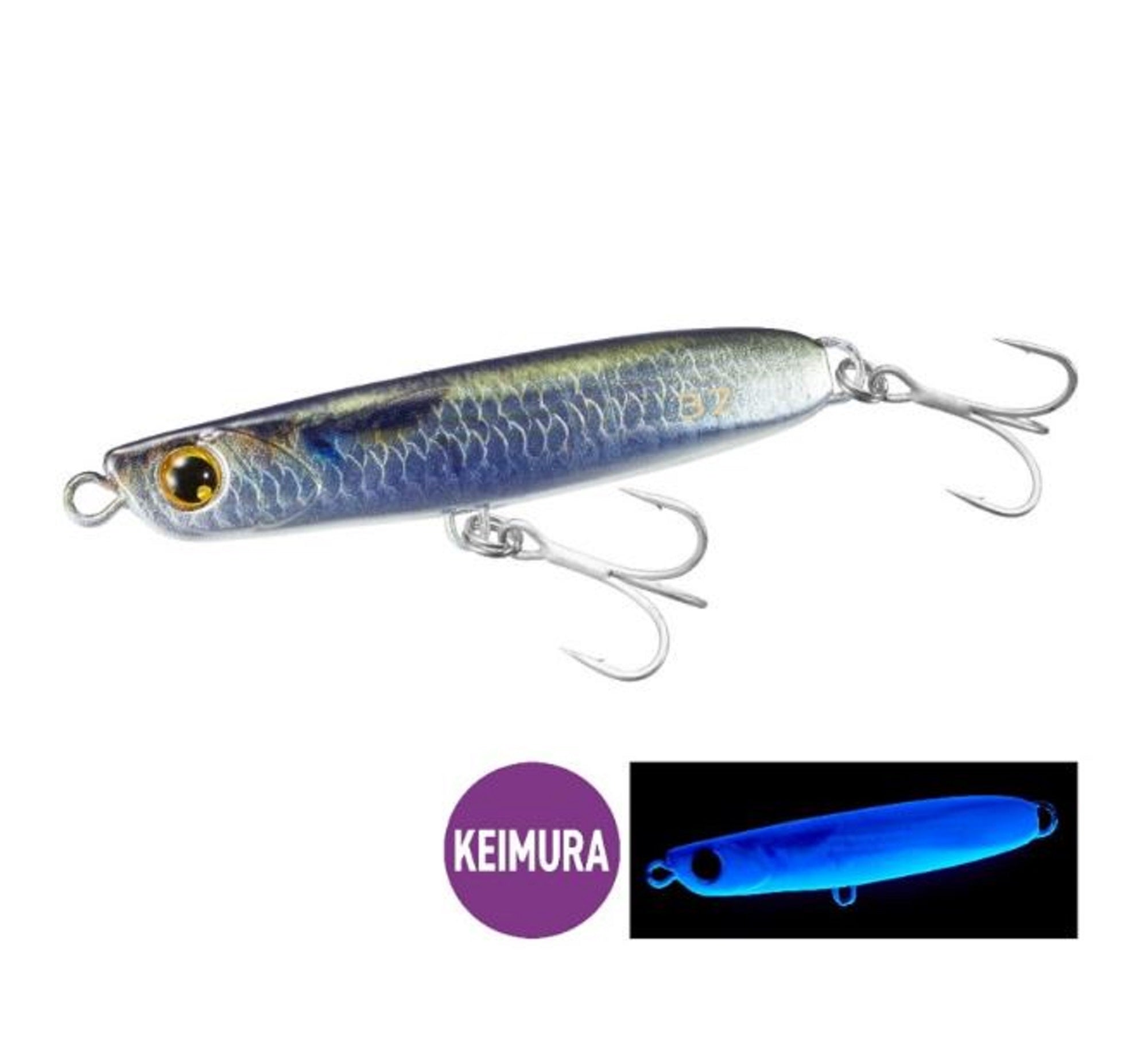 Sale Shimano JG-032V Spin Beam 32 grams 77 mm Sinking Lure 12 830579