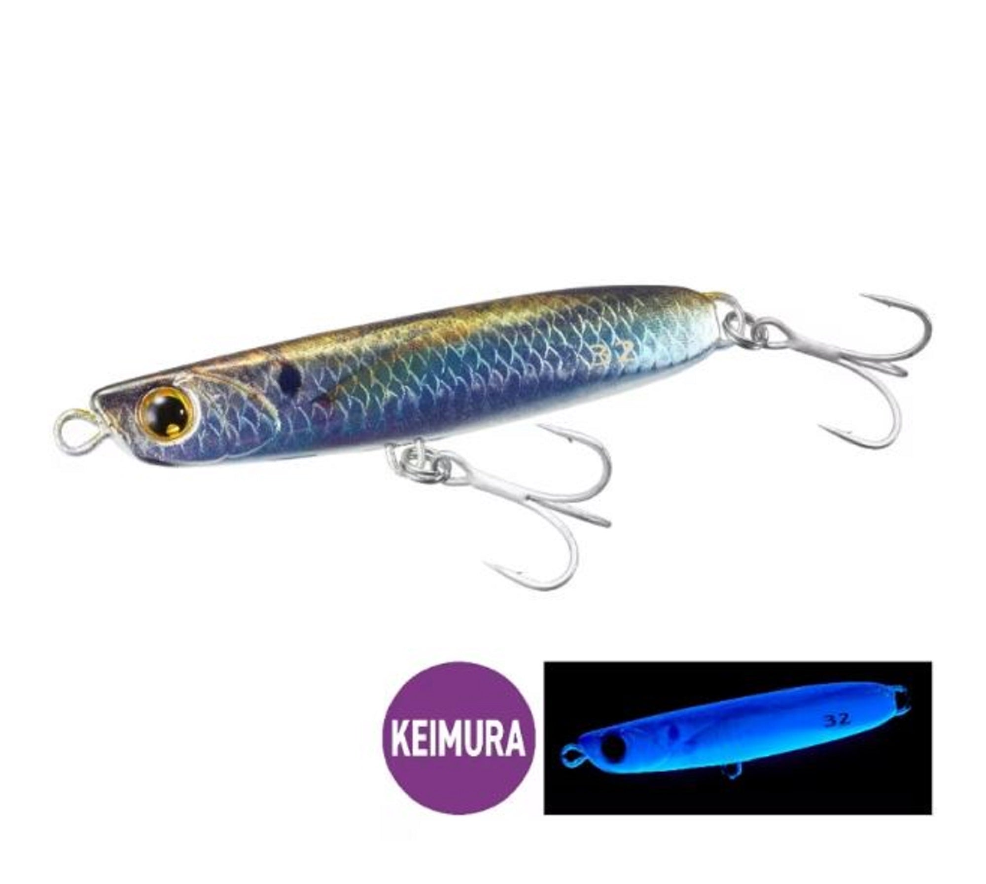 Sale Shimano JG-032V Spin Beam 32 grams 77 mm Sinking Lure 14 830593