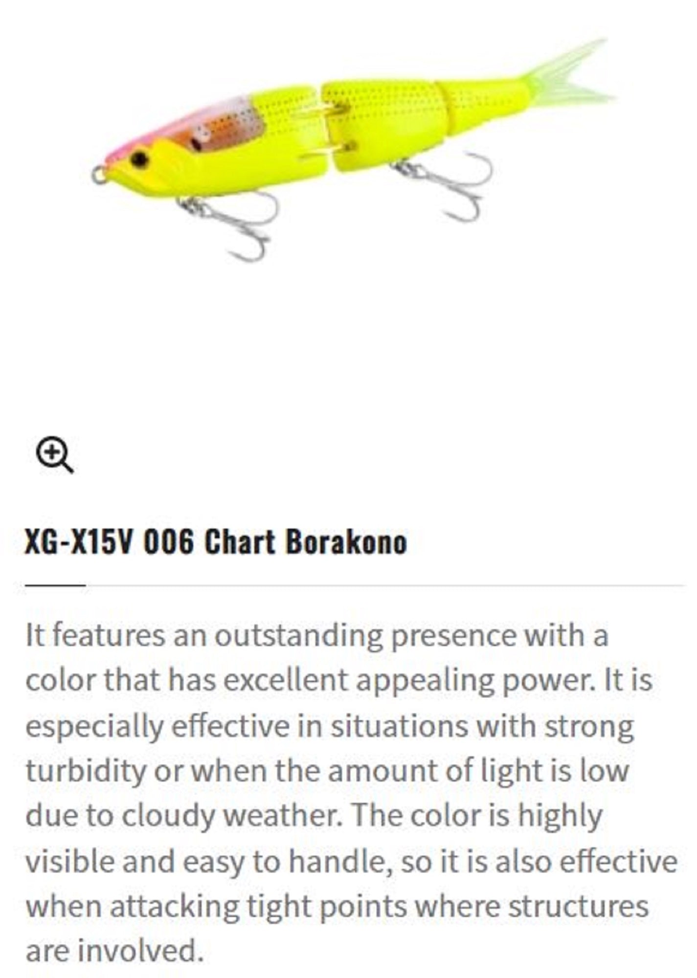 Shimano XG-X15V Arma Boost 150 FSB Sinking Lure 006 (4195)