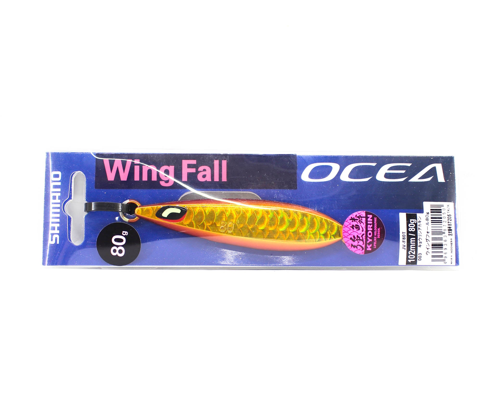 Sale Shimano JV-F80T Metal Jig Wing Fall 80 grams 003 872050