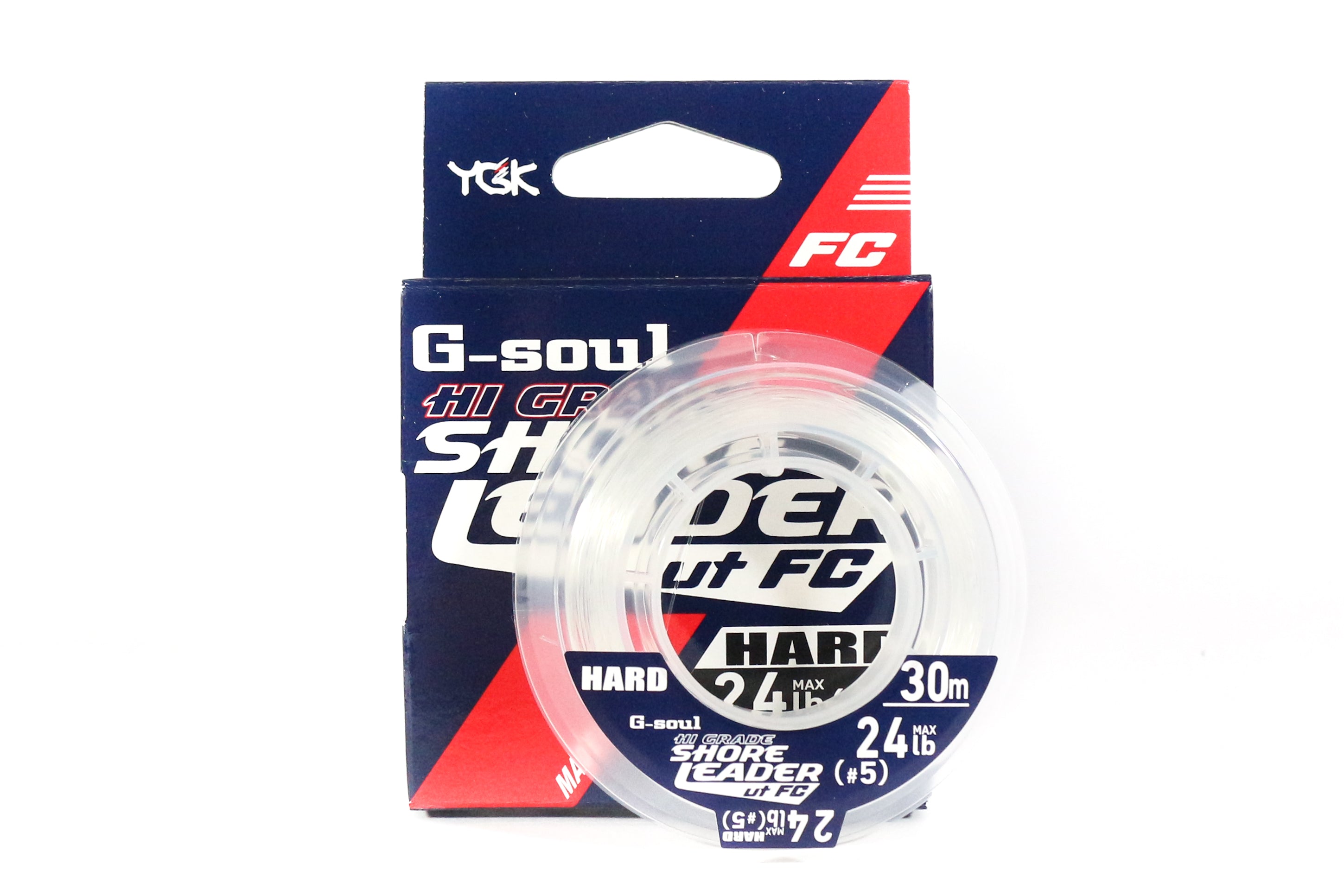 Sale YGK Hi Grade Shore Leader UT Fluorocarbon Hard 30m,No. 5,24lb (2533)