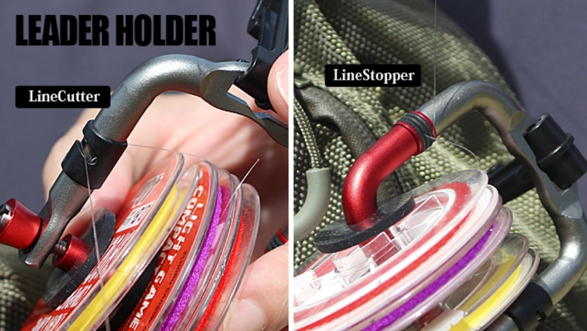 Tict Leader Holder 2 Inch Diameter 2-4 Spool Black (9273)